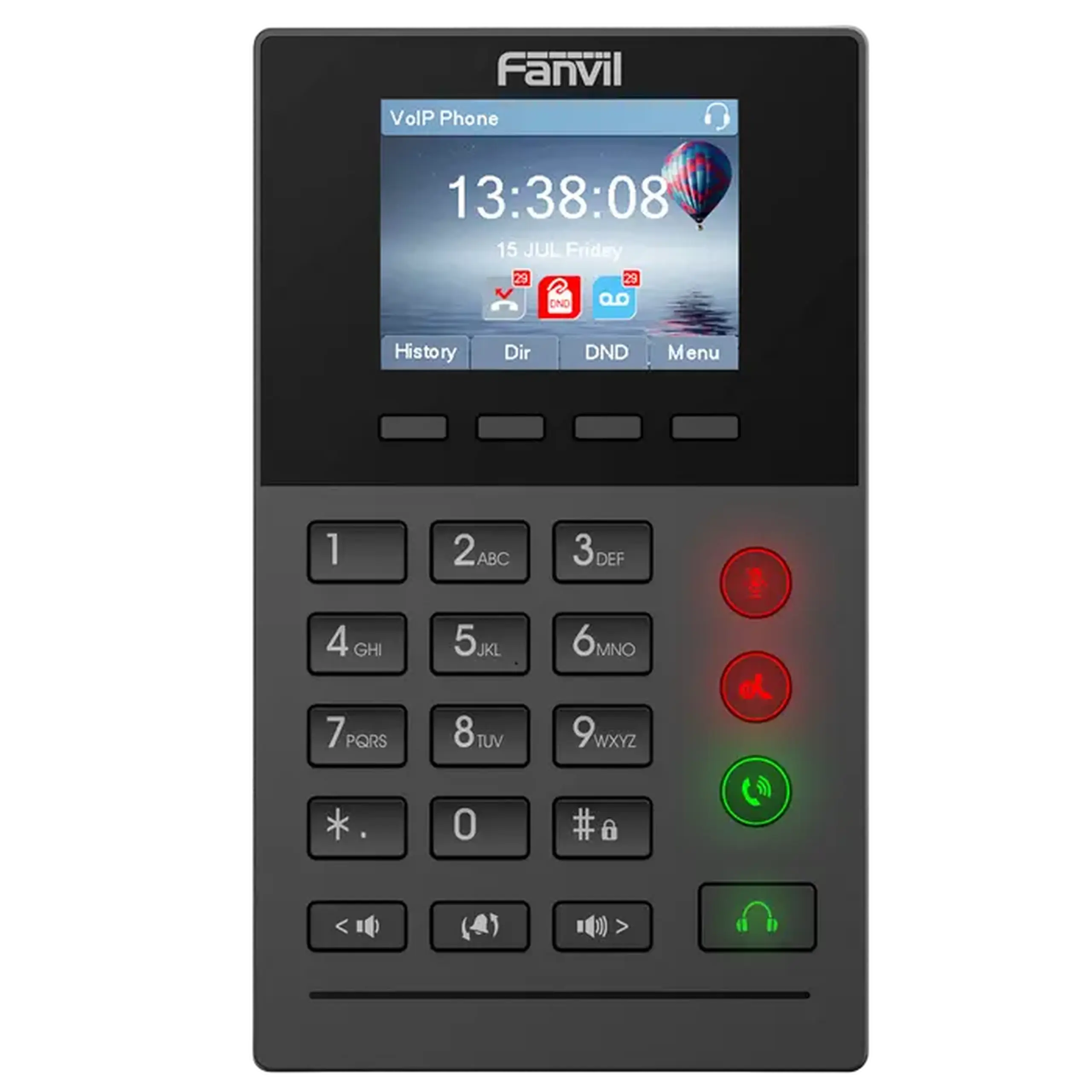 Telefon IP Fanvil X2P, Negru