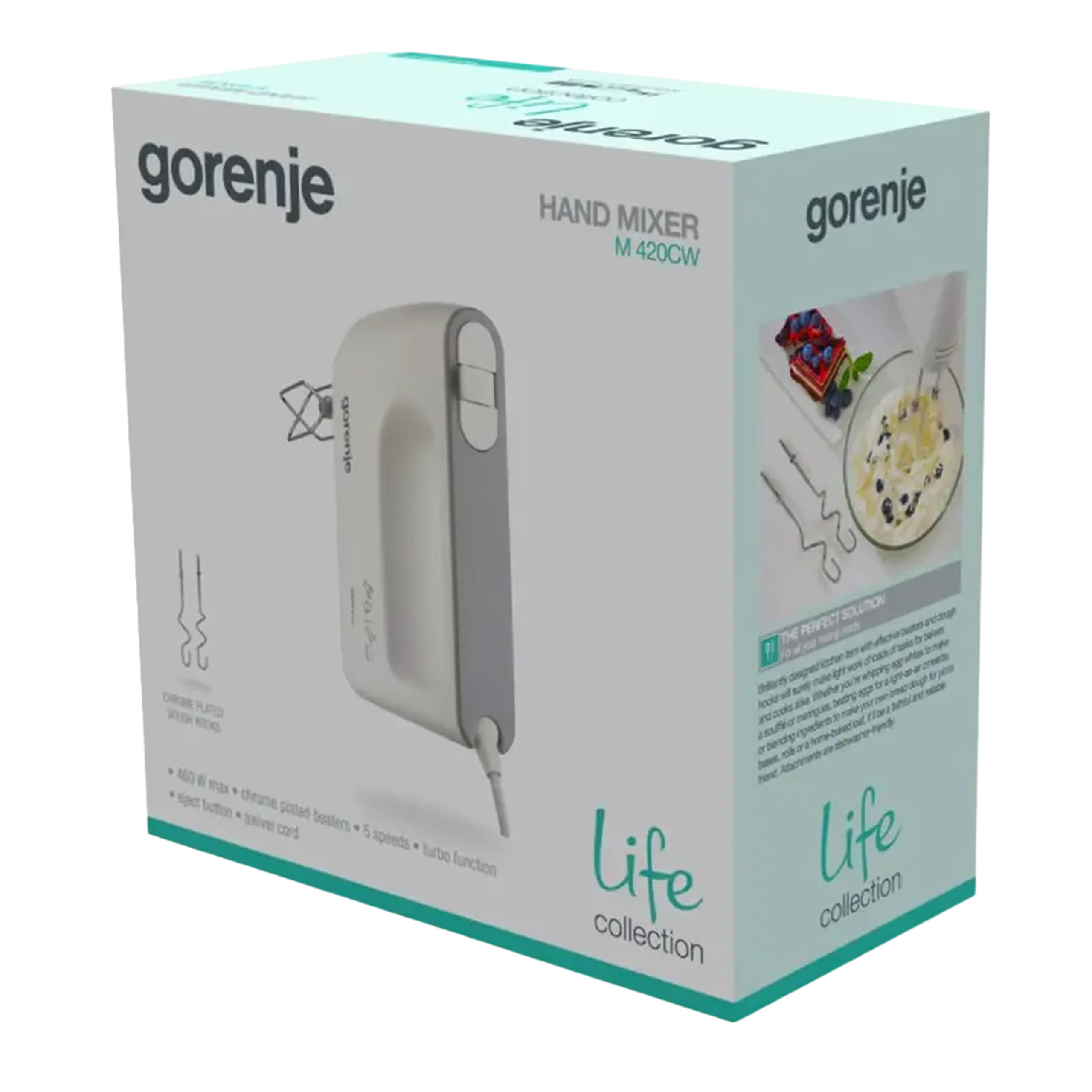 Mixer Manual Gorenje M420CW, Alb