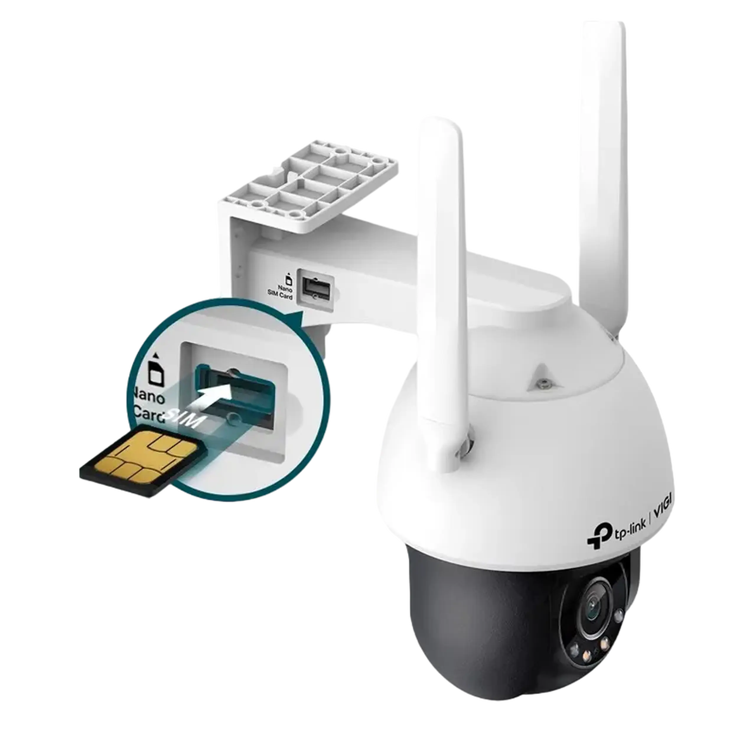 Camera de supraveghere IP TP-LINK VIGI C540-4G, Alb