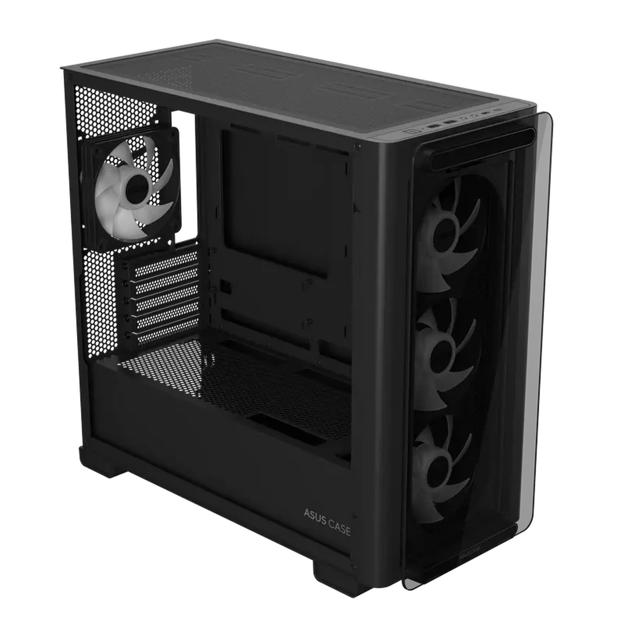 Carcasă PC ASUS A23 PLUS TG ARGB, Mini-Tower, Negru