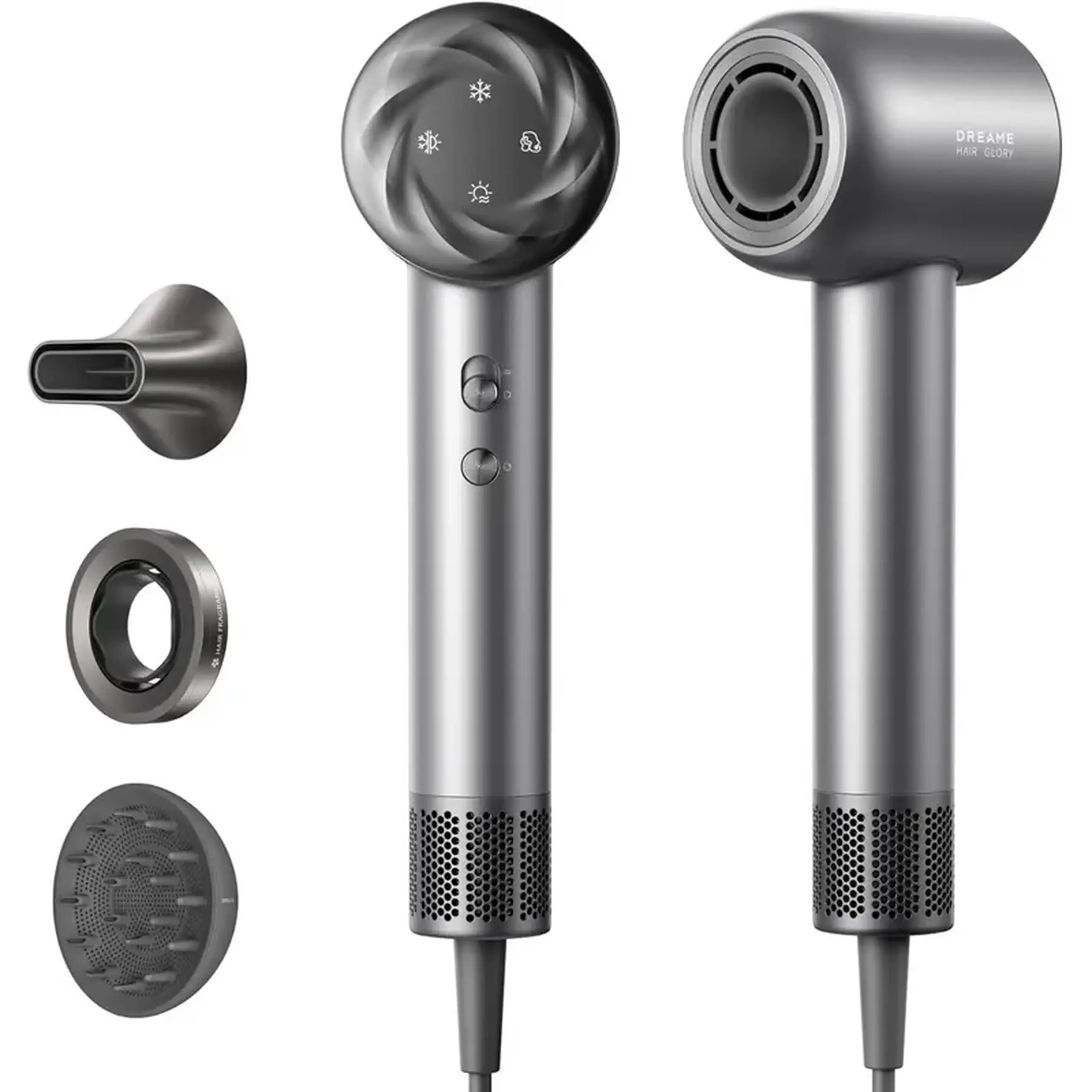 Uscător de păr Dreame Glory Mix, 1600W, Gri