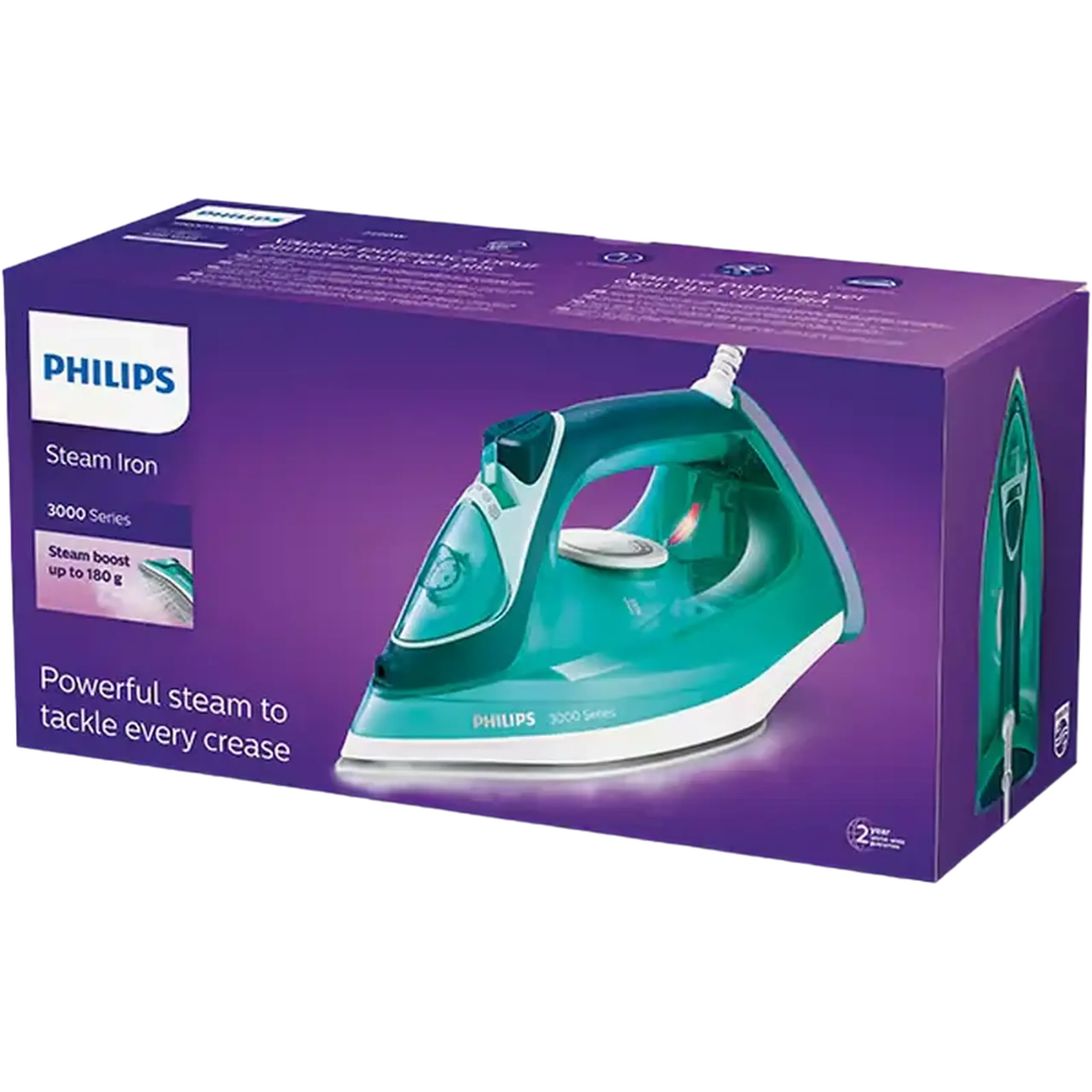 Fier de călcat PHILIPS DST3030/70, 2400W, Verde