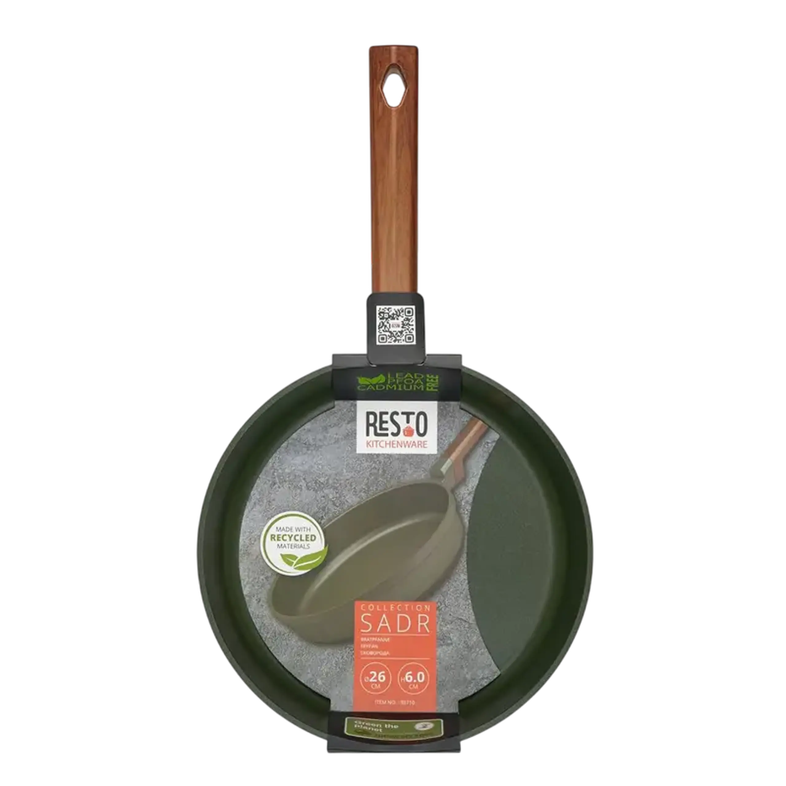 Tigaie RESTO 93710, 26cm, Verde