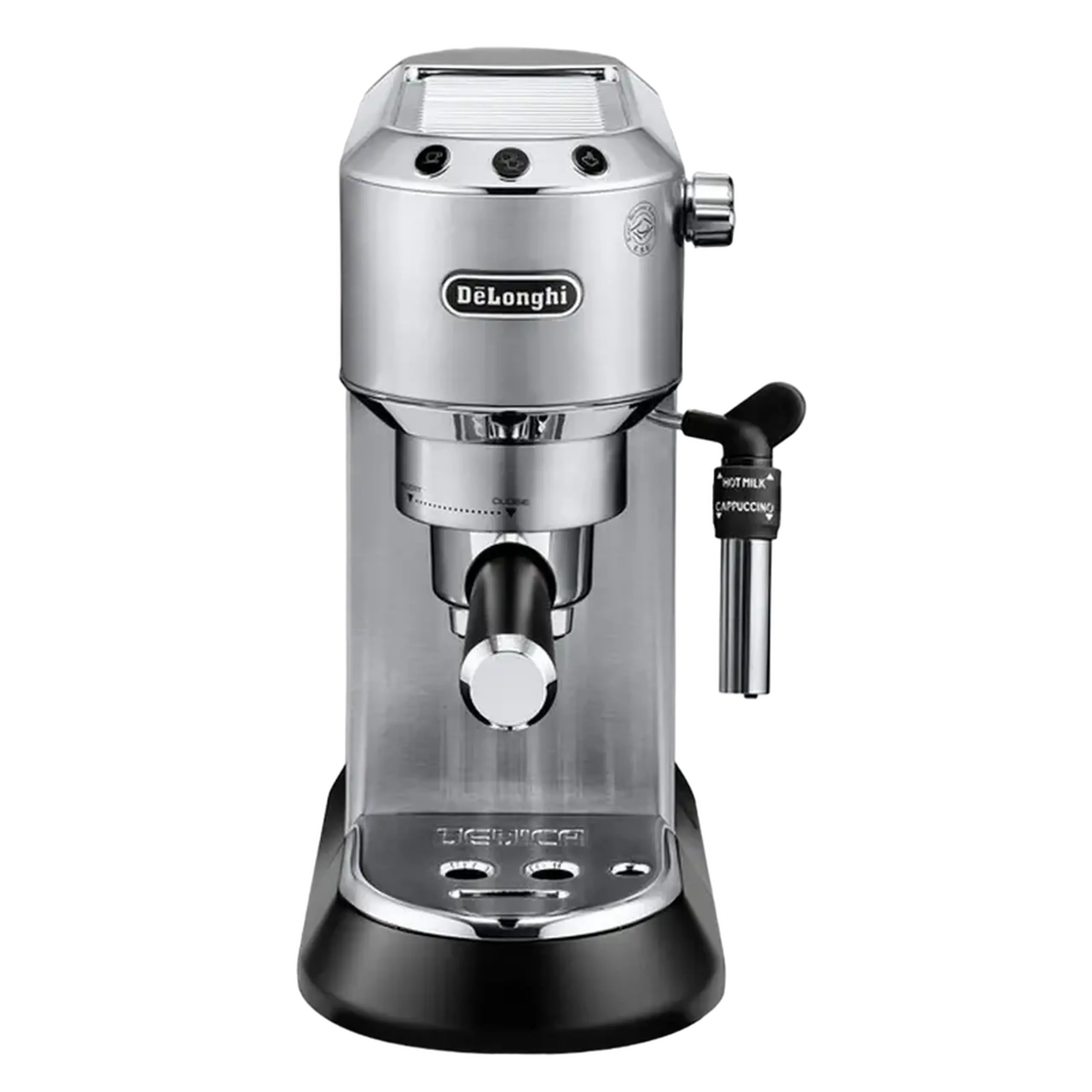 Cafetiera manuala DeLonghi Dedica Pump Espresso, 1300W, Argintiu