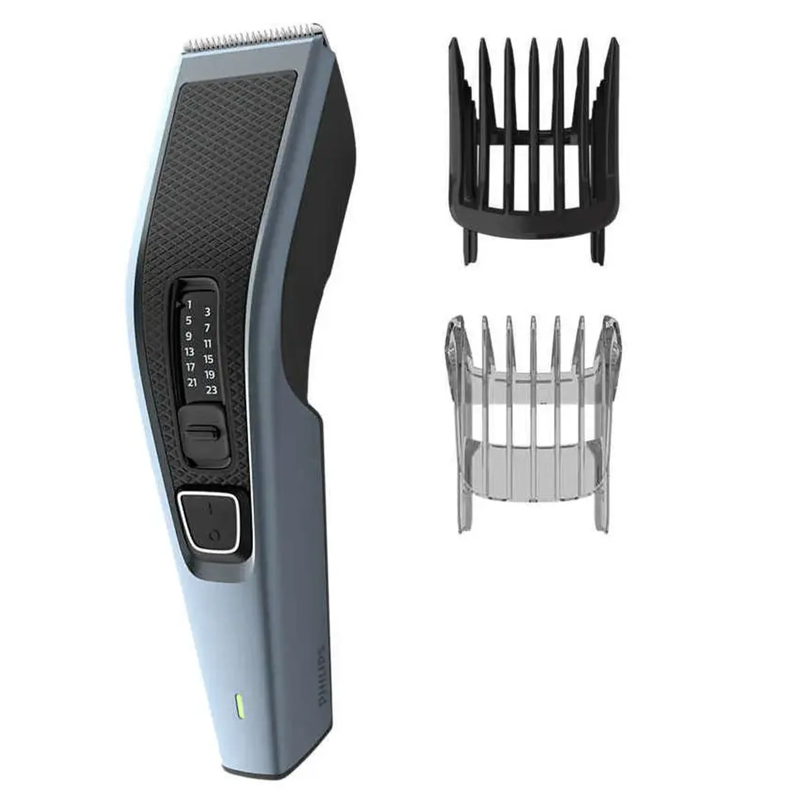 Aparat de tuns Philips Series 3000 HC3530/15, Albastru deschis