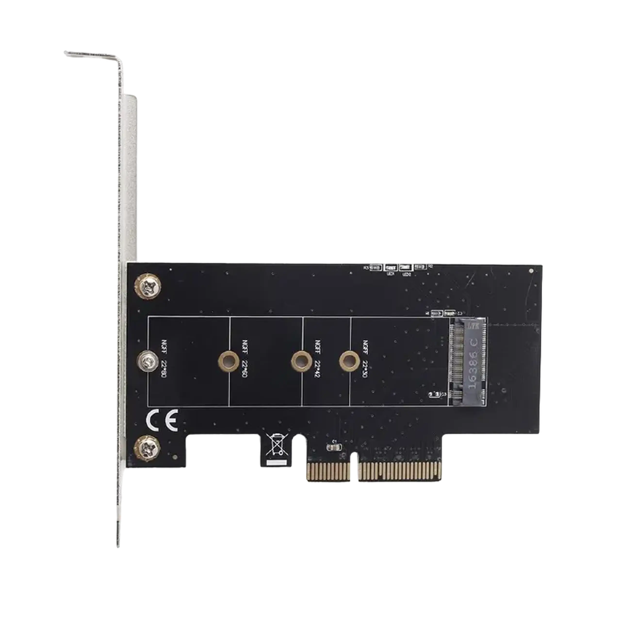 Placă de extensie Gembird PEX-M2-01, Gri