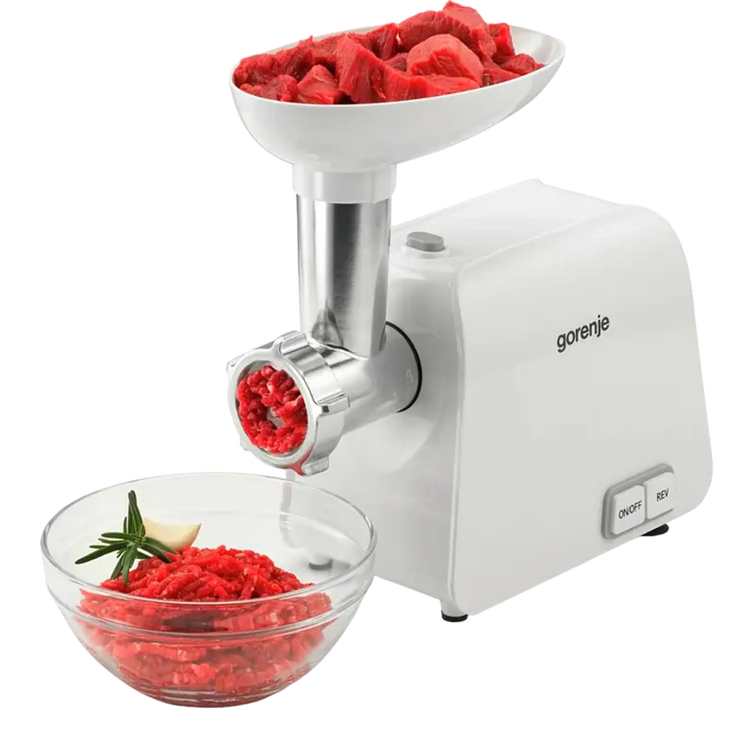 Mașină de tocat carne Gorenje MG1602W, Alb