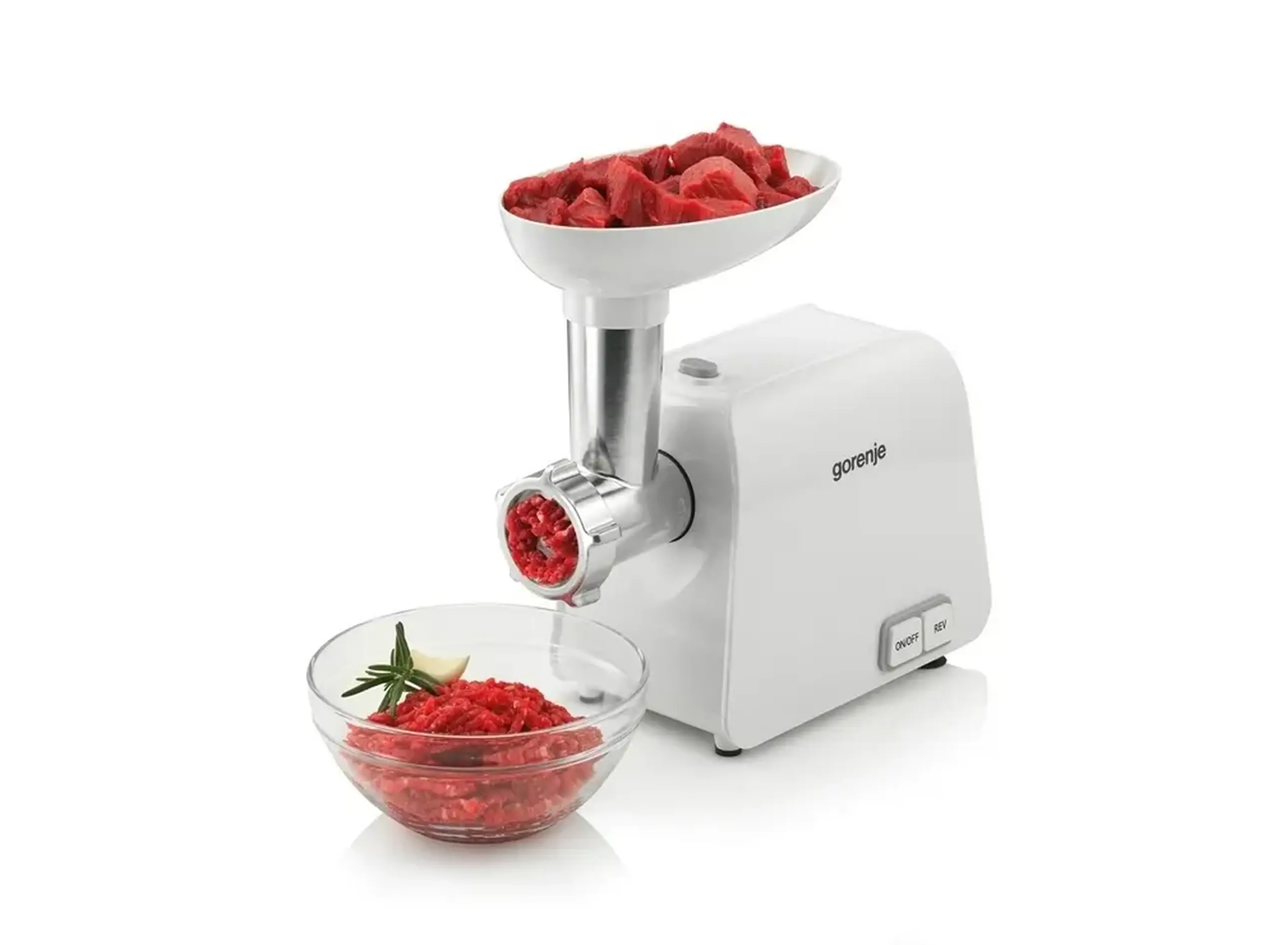 Mașină de tocat carne Gorenje MG1602W, Alb