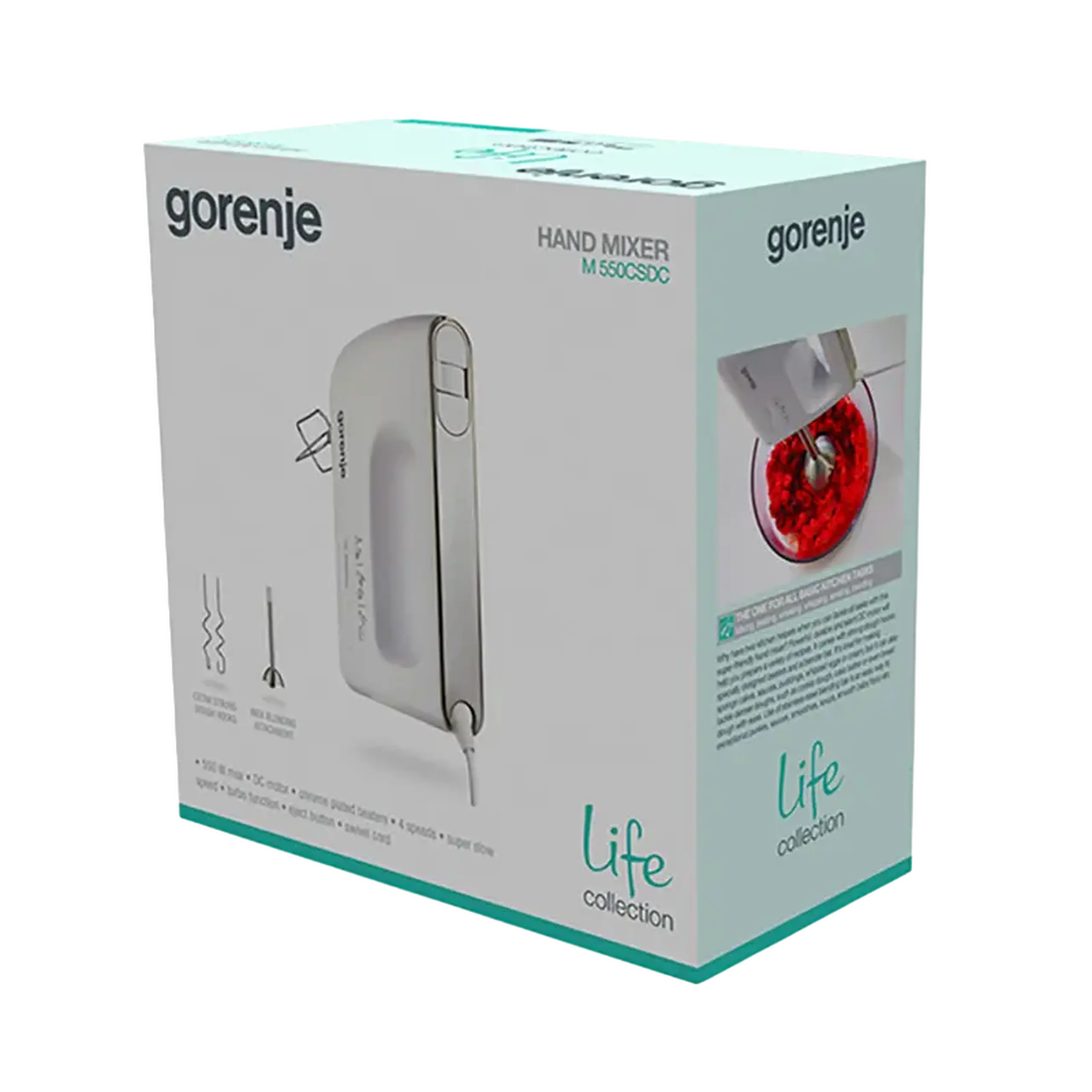 Mixer Manual Gorenje M 550CSDC, White