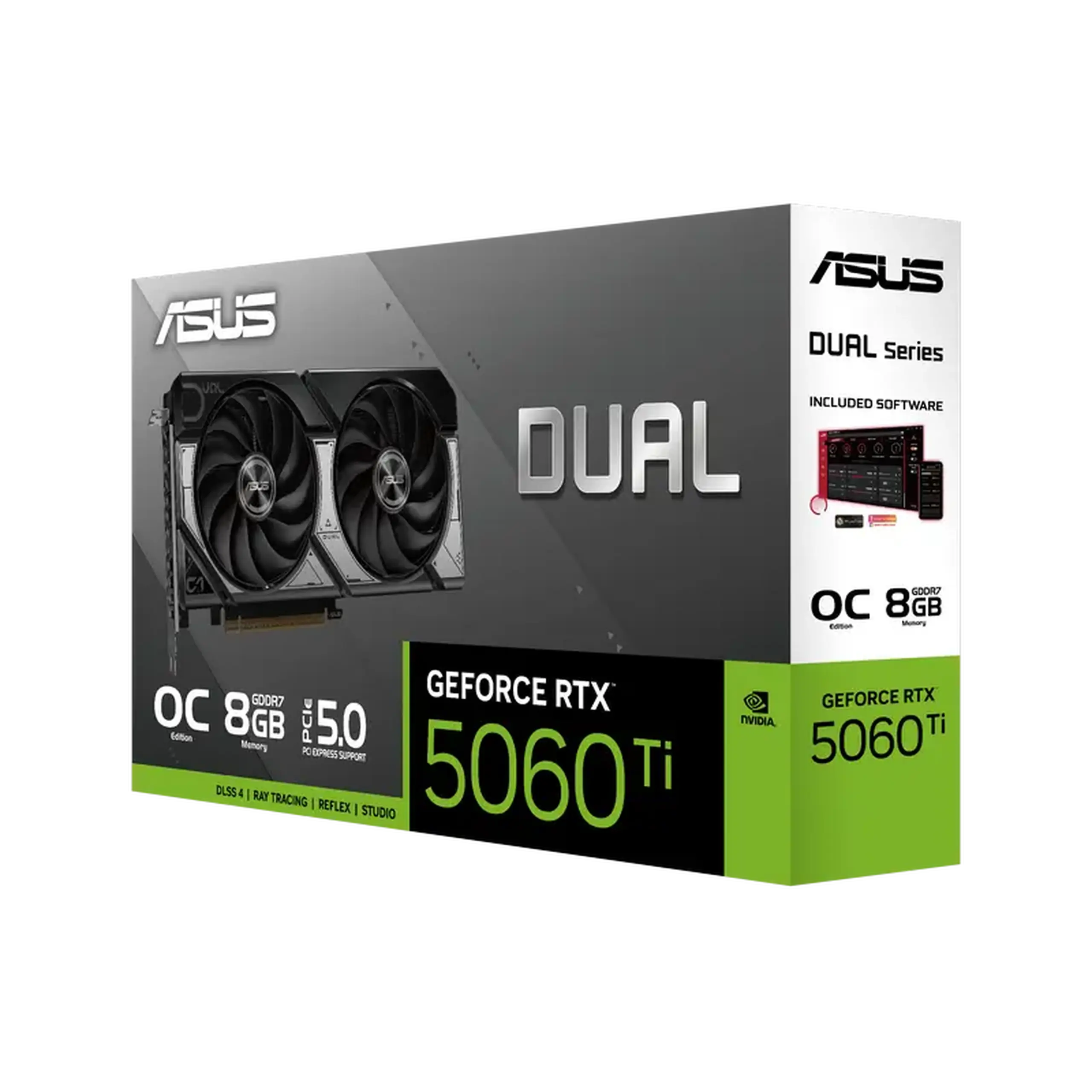 Placă Video ASUS DUAL-RTX5060TI-O8G, 8GB GDDR7 128bit