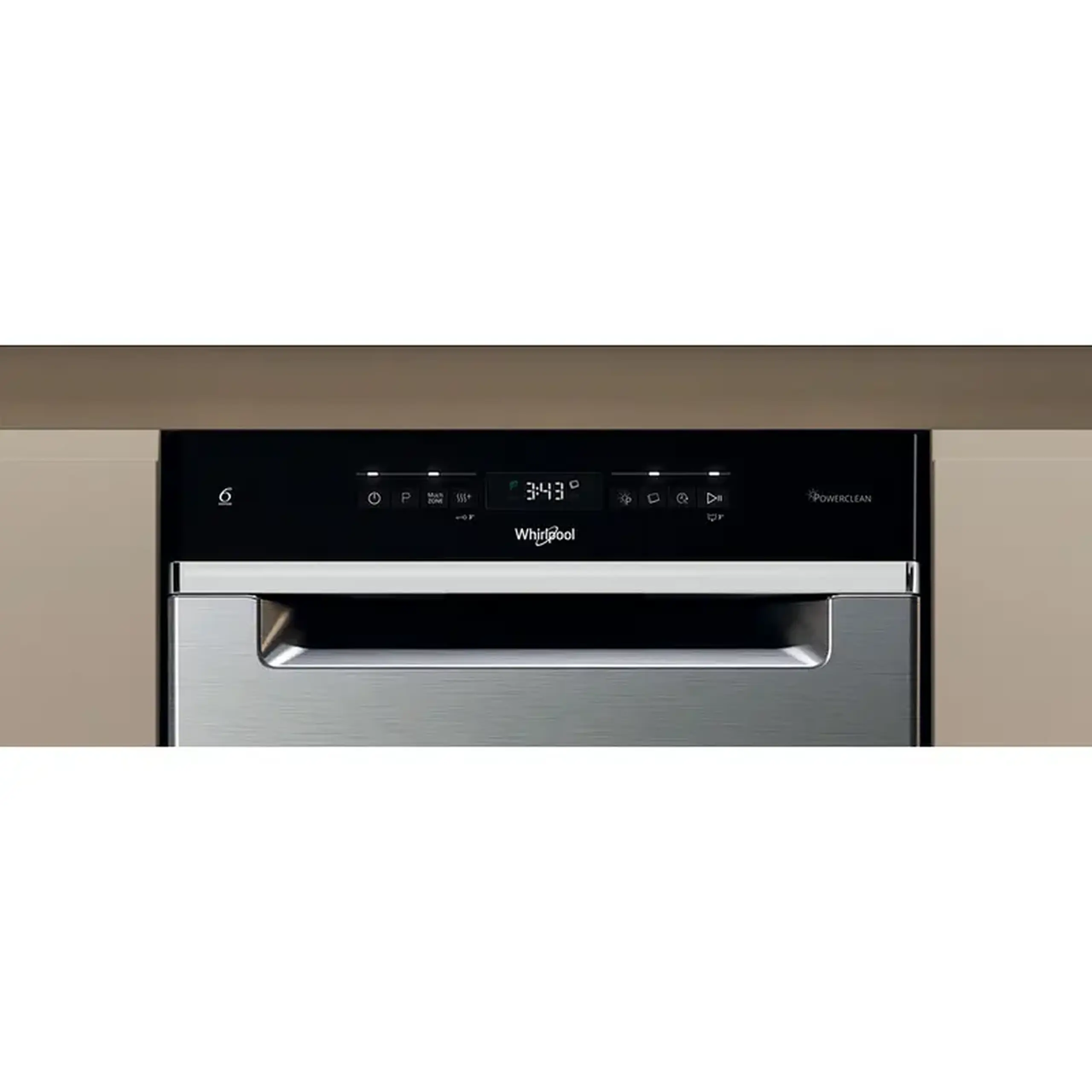 Mașină de spălat vase Whirlpool WH6UB10BS7A0X, Oțel inoxidabil