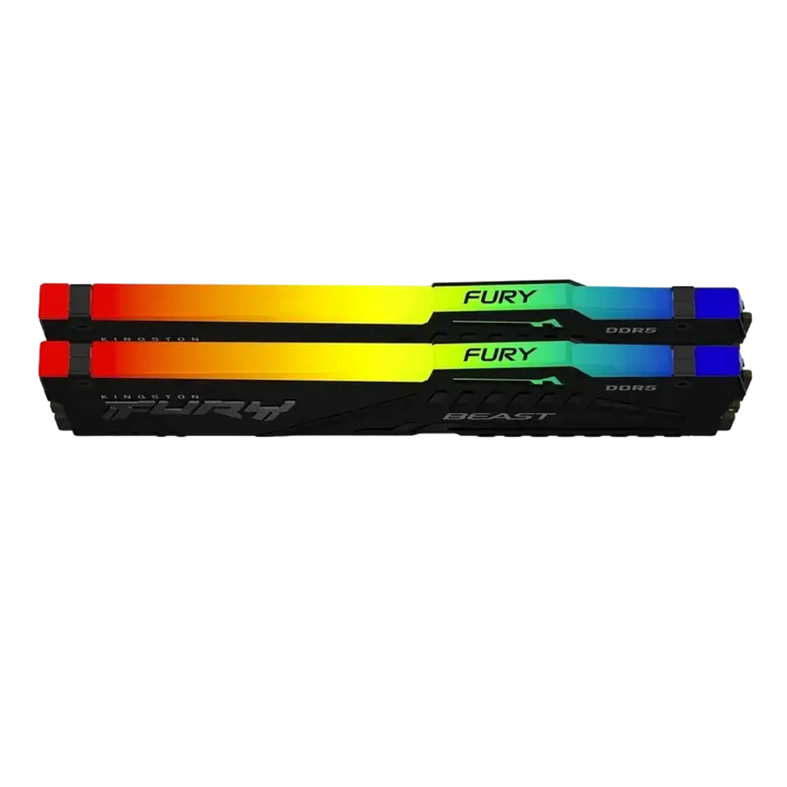 Memorie RAM Kingston FURY Beast RGB, DDR5 SDRAM, 6400 MHz, 32GB, KF564C32BBEAK2-32