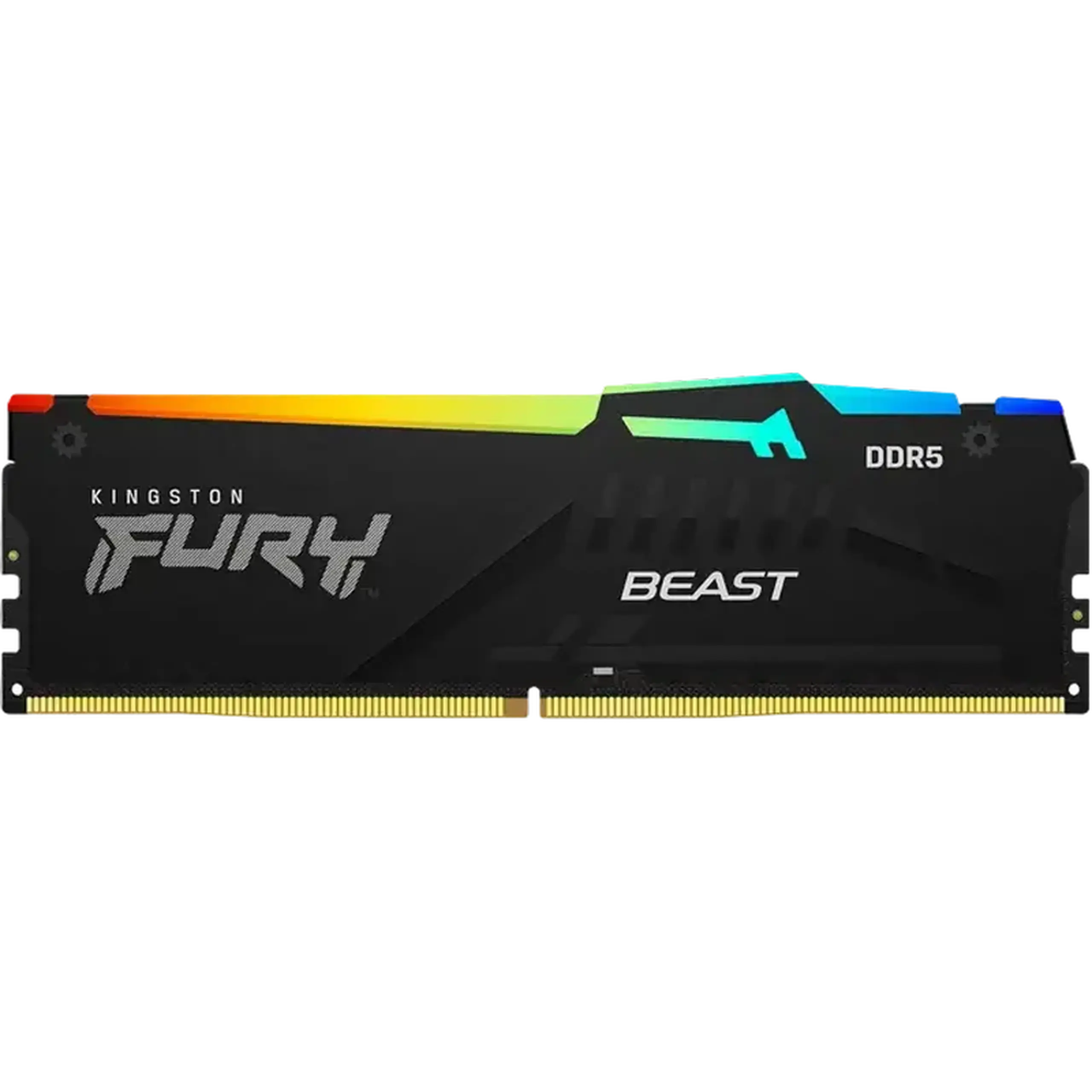 Memorie RAM Kingston FURY Beast RGB, DDR5 SDRAM, 6400 MHz, 32GB, KF564C32BBEAK2-32