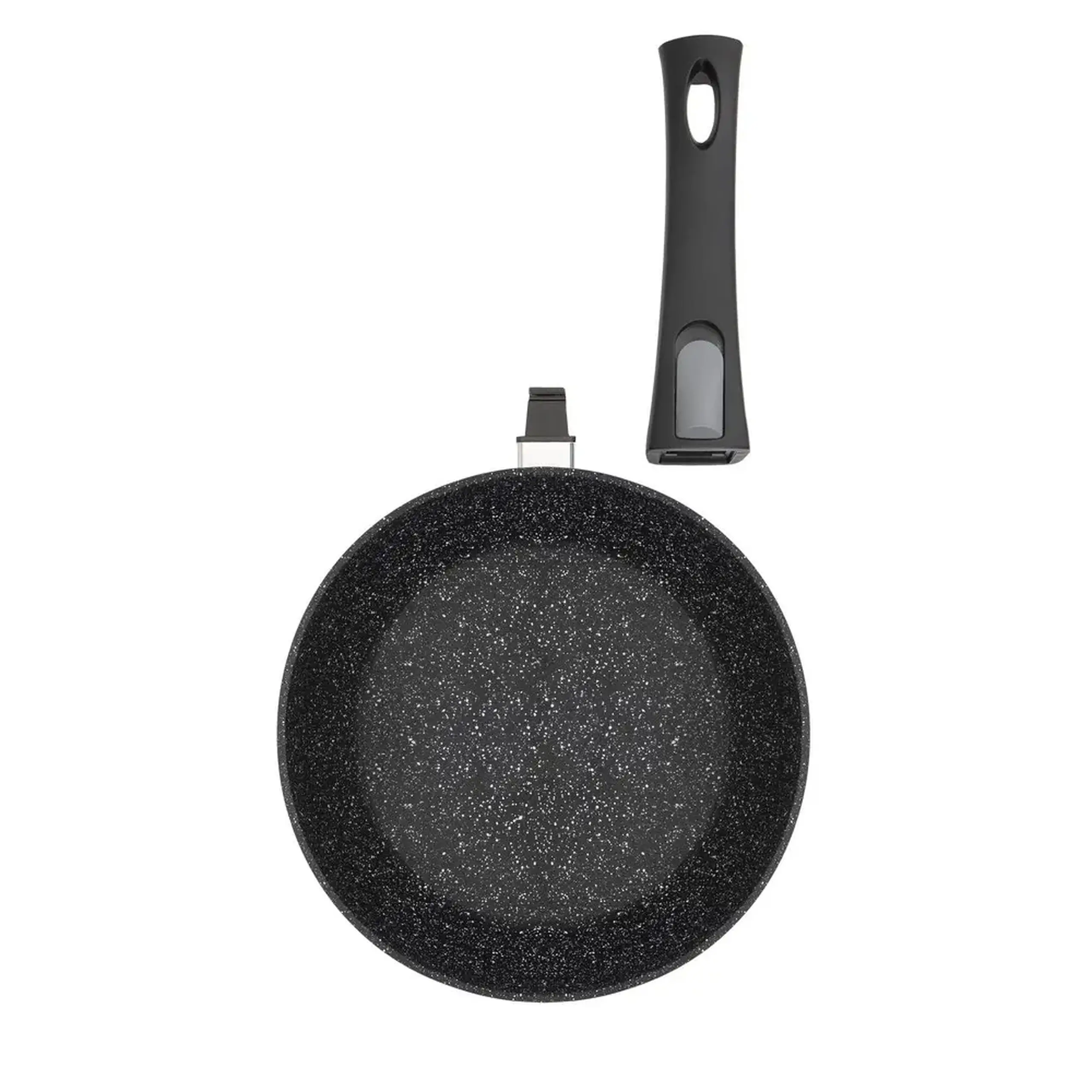 Tigaie adâncă RESTO 93014, 28cm, Negru