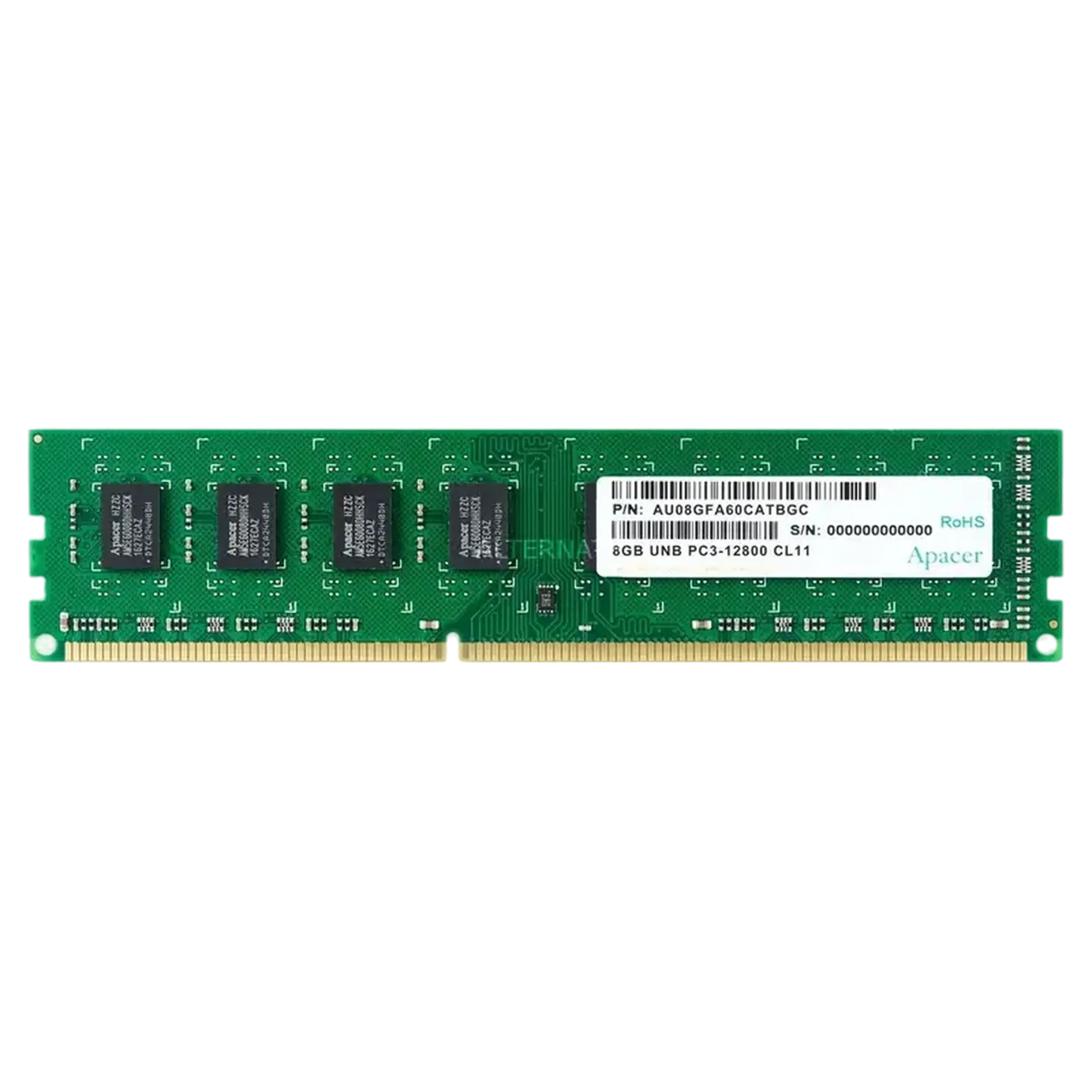 Memorie RAM Apacer AU08GFA60CATBGC, DDR3 SDRAM, 1600 MHz, 8GB