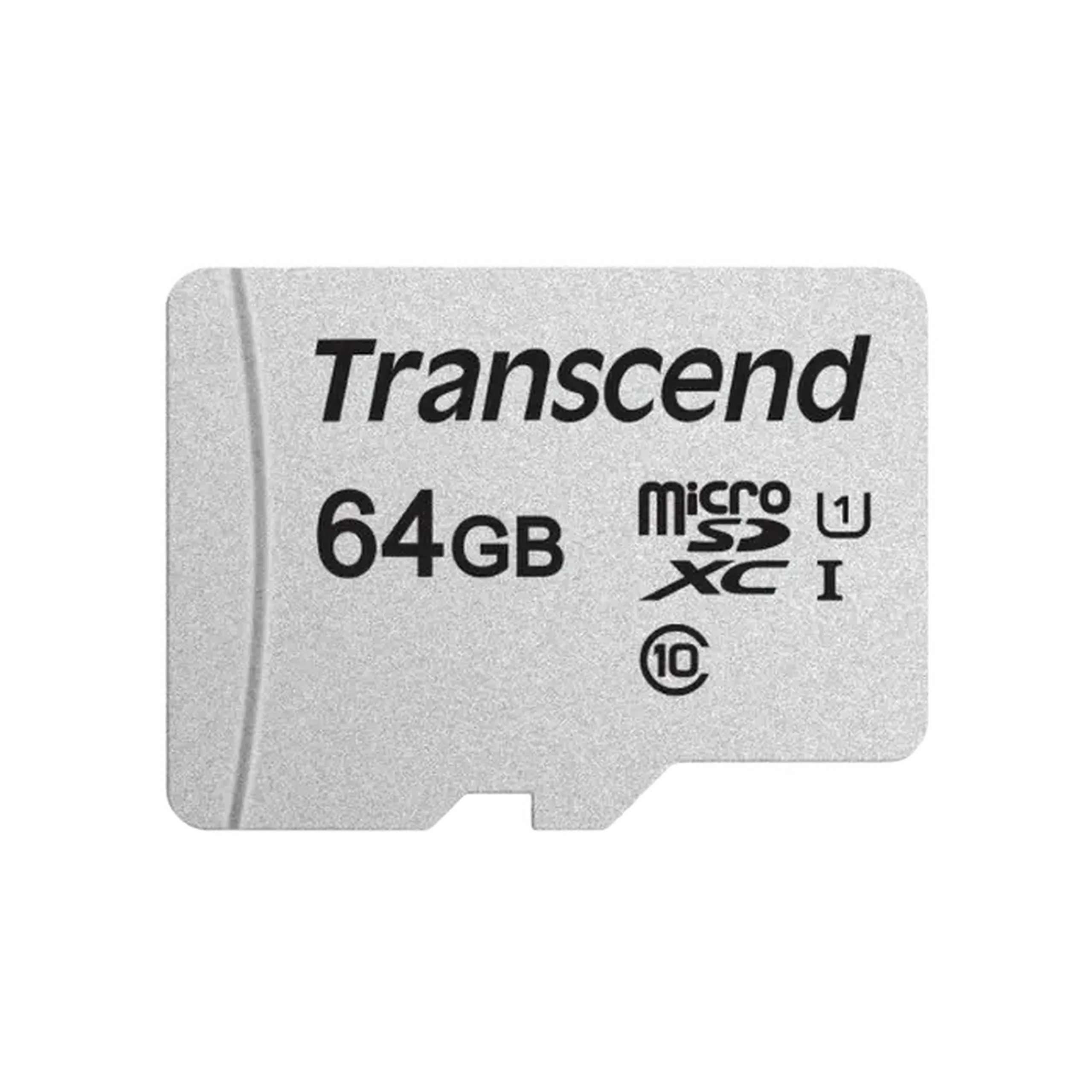 Card de Memorie Transcend MicroSDXC Class 10, 64GB (TS64GUSD300S-A)