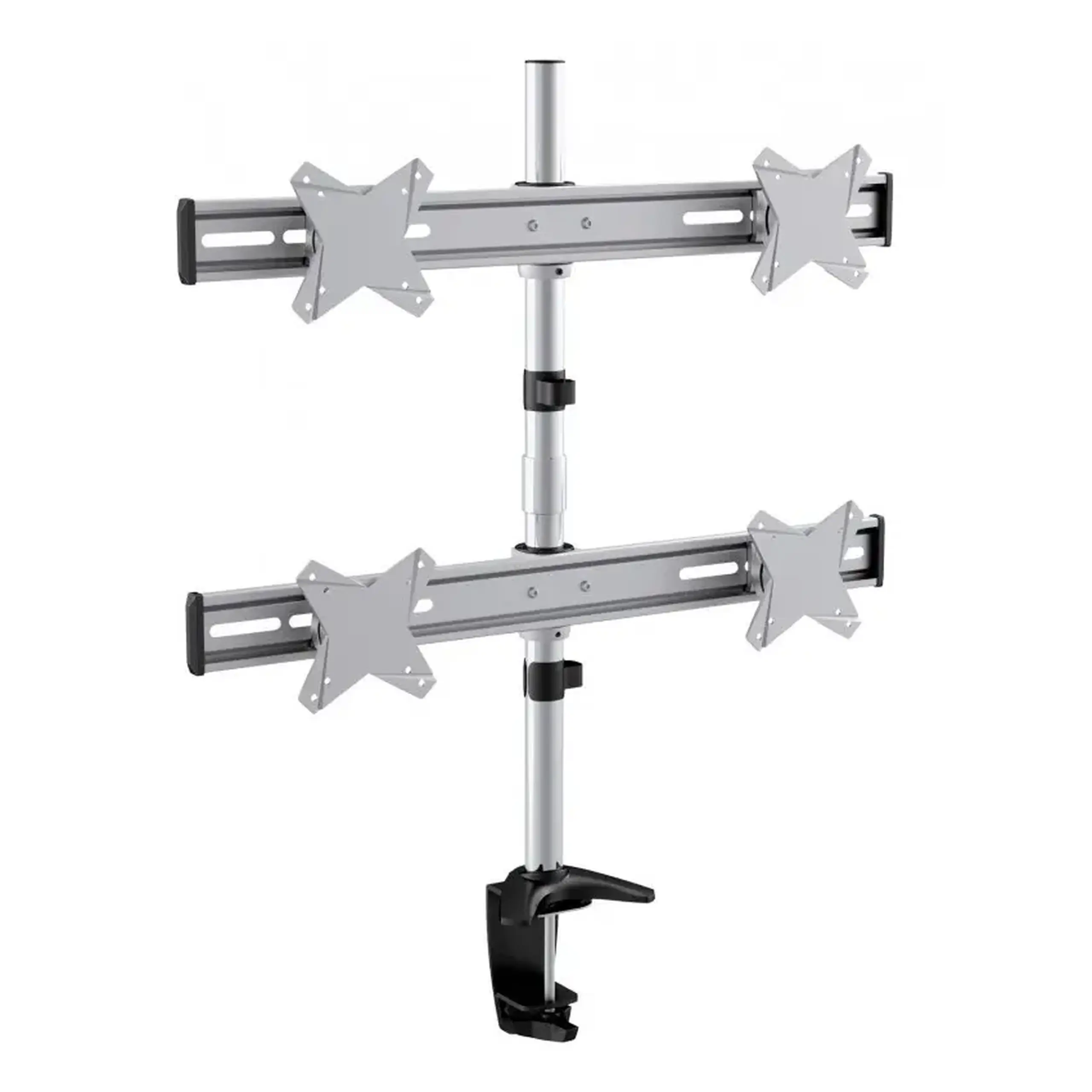 Suport birou pentru monitoare Reflecta PLANO Desk 23-1010Q, Argintiu