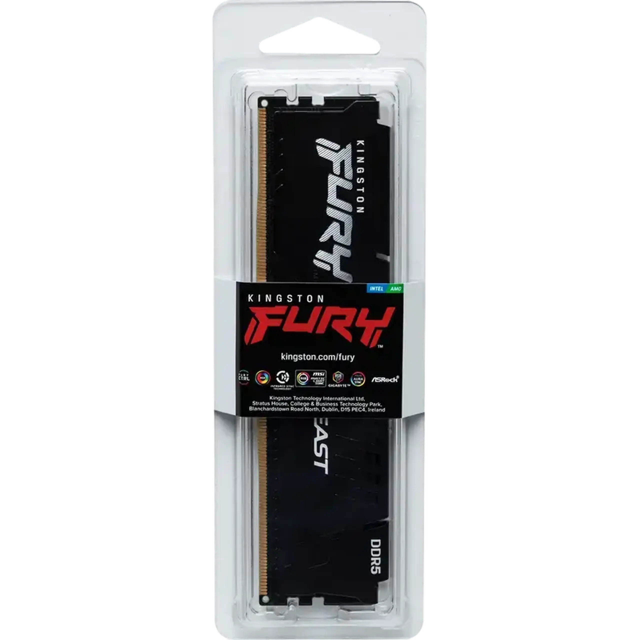 Memorie RAM Kingston FURY Beast, DDR5 SDRAM, 5600 MHz, 128GB, KF556C36BBEK2-128