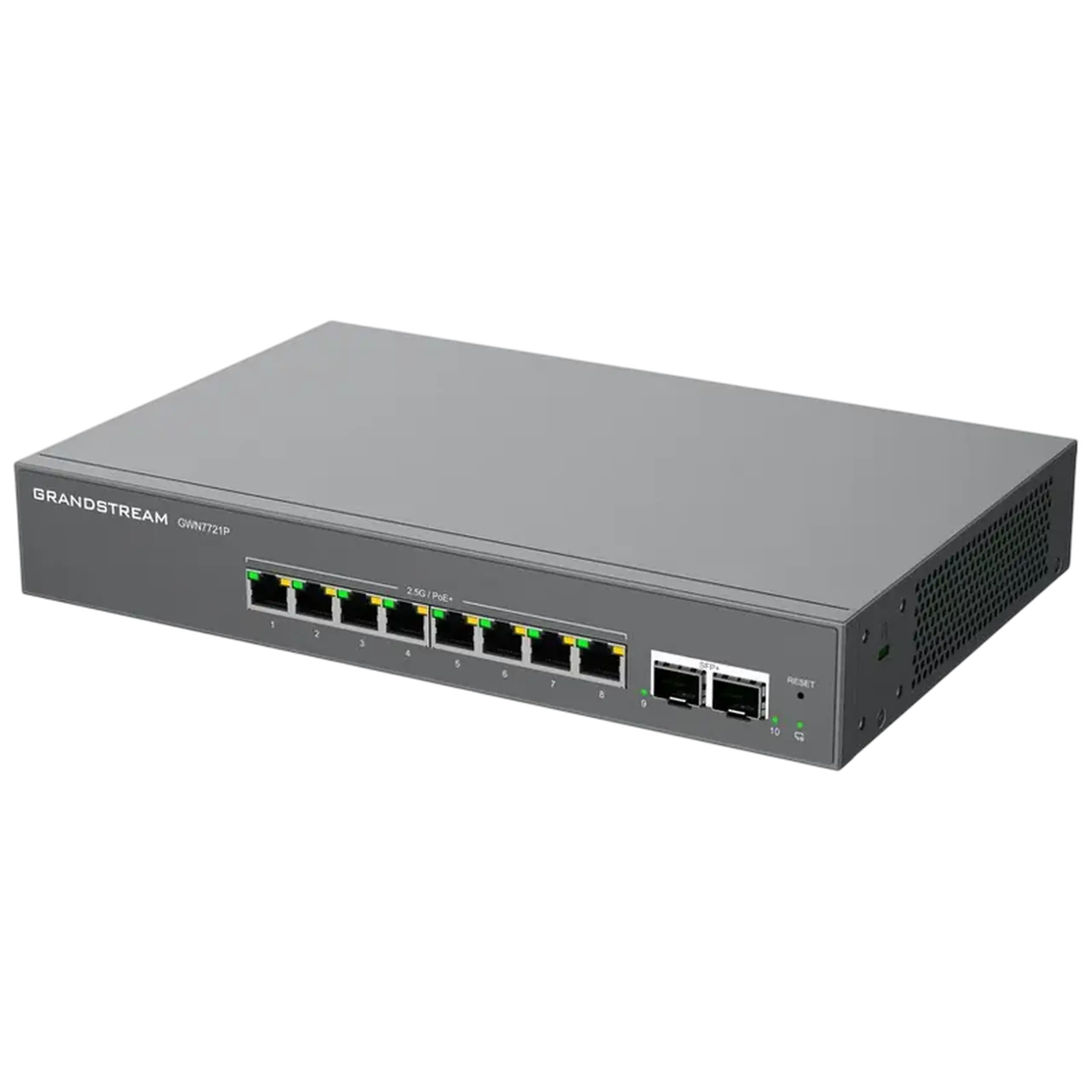 Comutator PoE Grandstream GWN7721P, 8x IEEE 802.3af/at