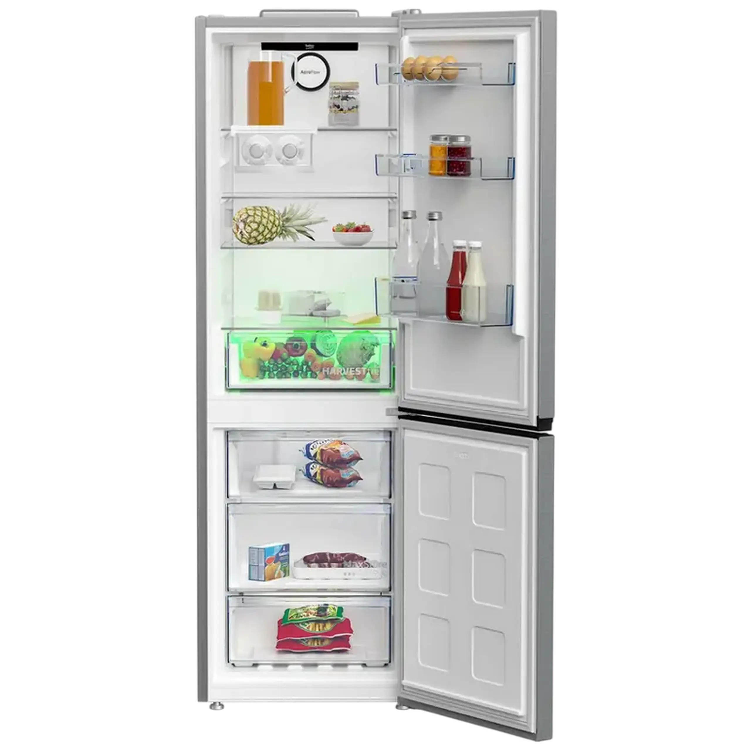 Frigider Beko B5RCNA365HXB, Oțel inoxidabil