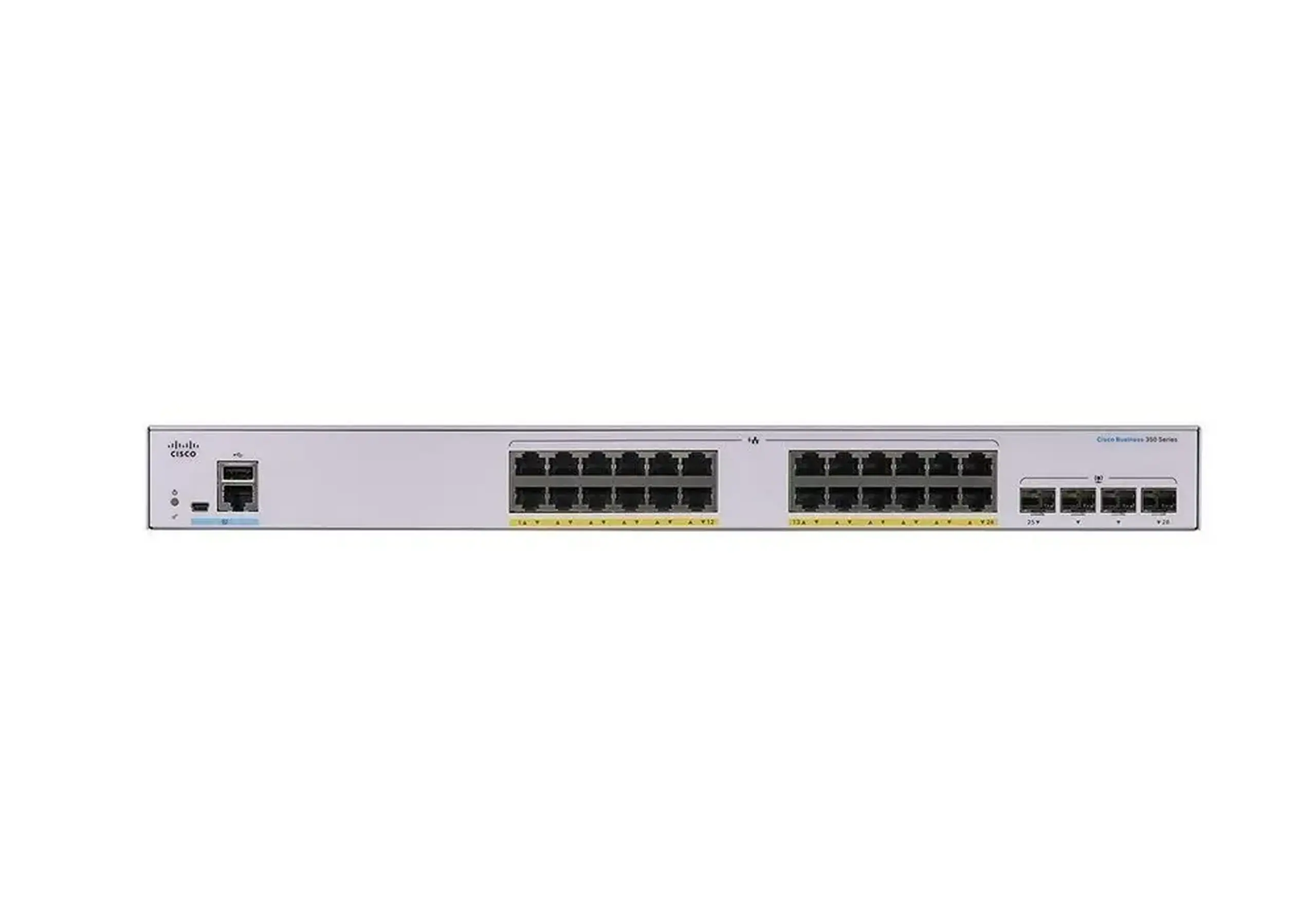 Switch de rețea Cisco CBS350-24P-4X, 24x 10/100/1000 Mbps, 4x SFP+