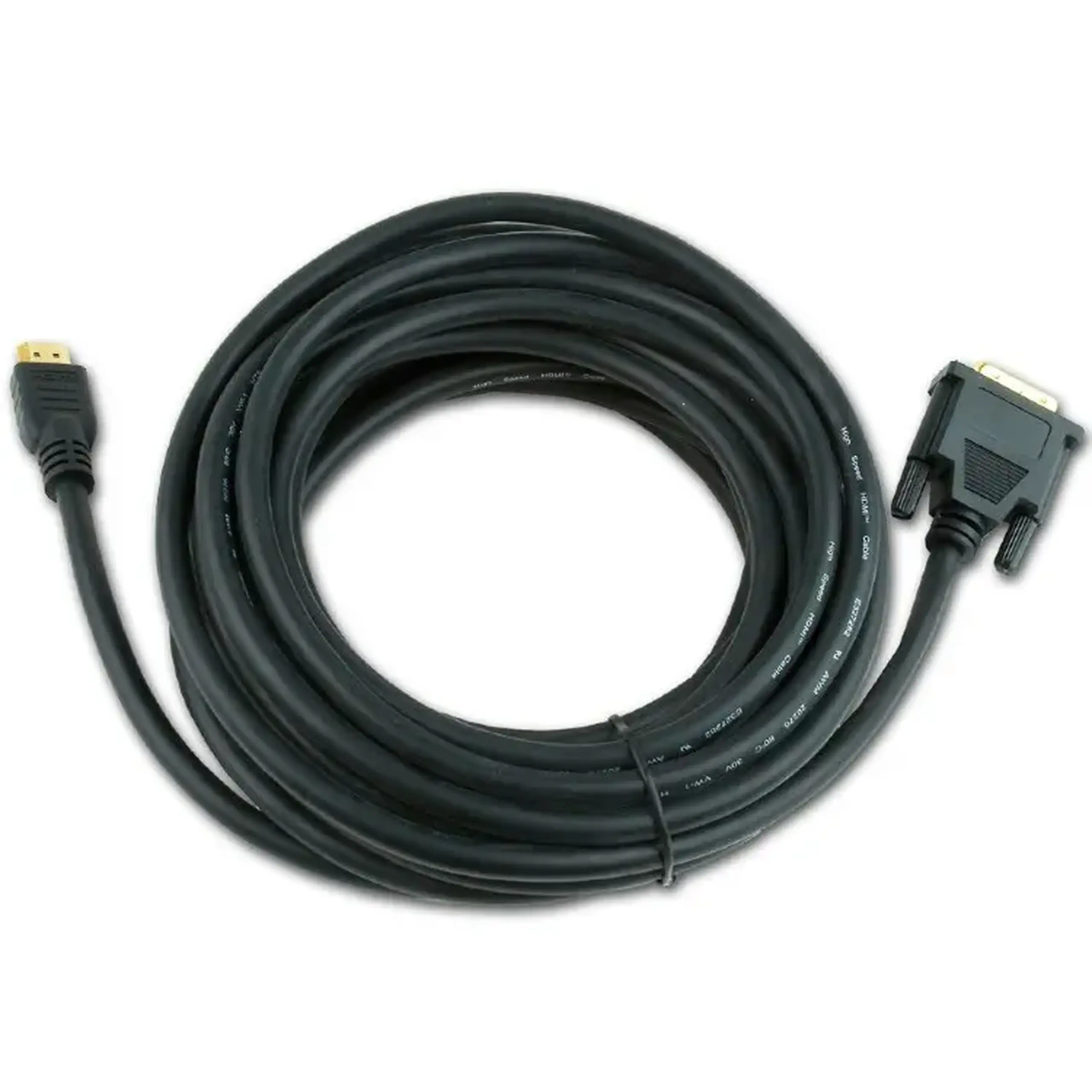 Cablu Video Cablexpert CC-HDMI-DVI-7.5MC, HDMI (M) - DVI-I (M), 7,5m, Negru