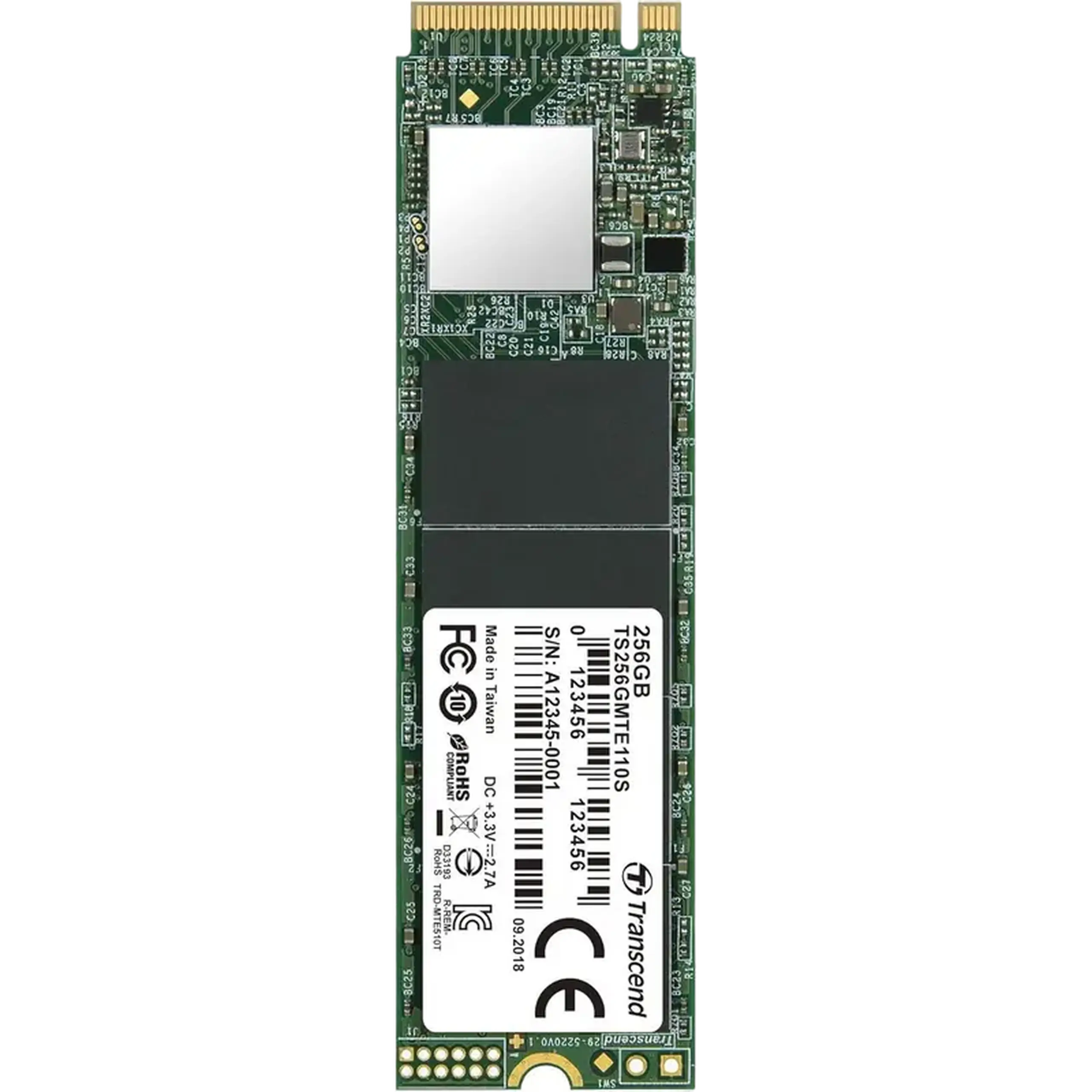 Unitate SSD Transcend 110S, 256GB, TS256GMTE110S