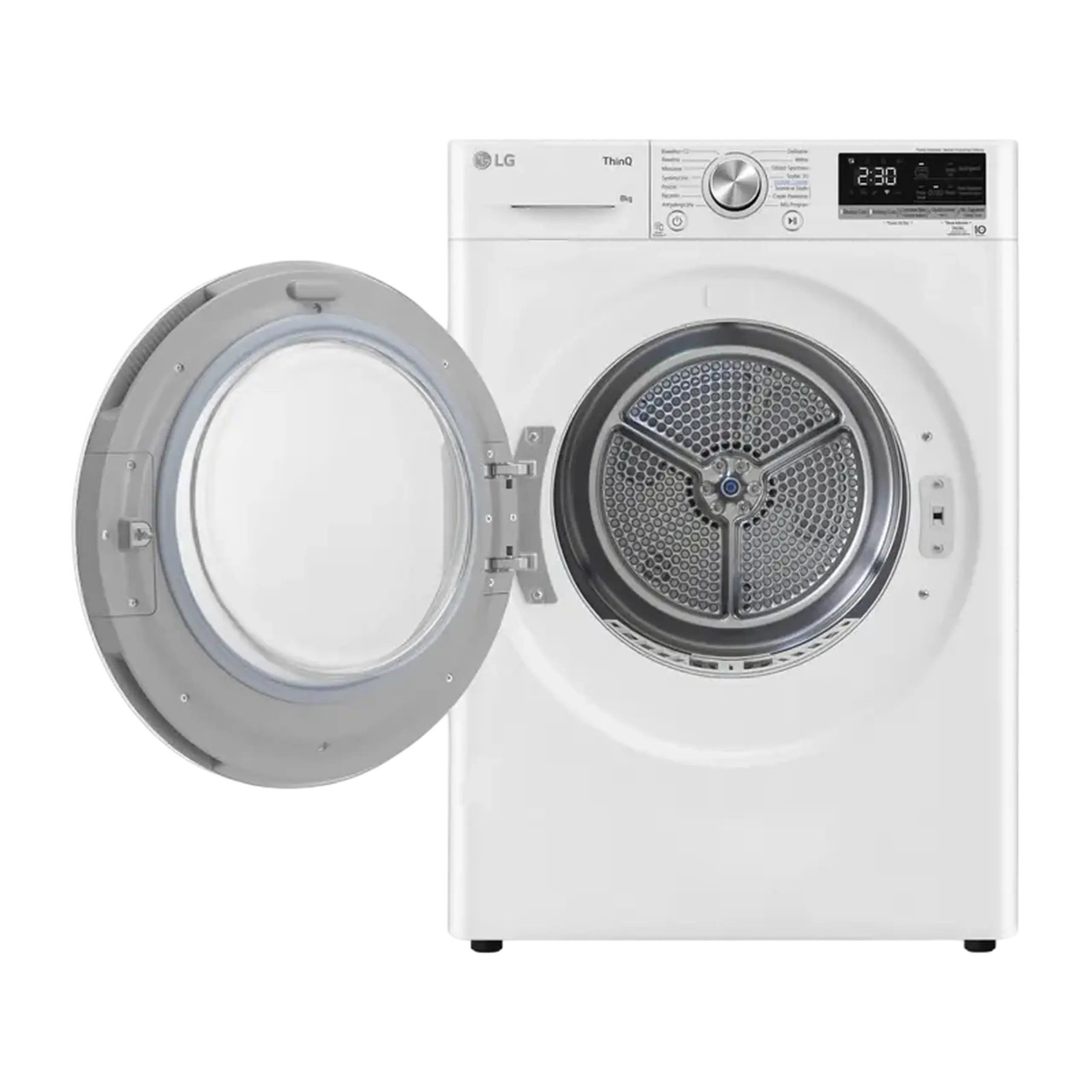 Uscător de rufe LG RH80V9AV3N, 8kg, Alb