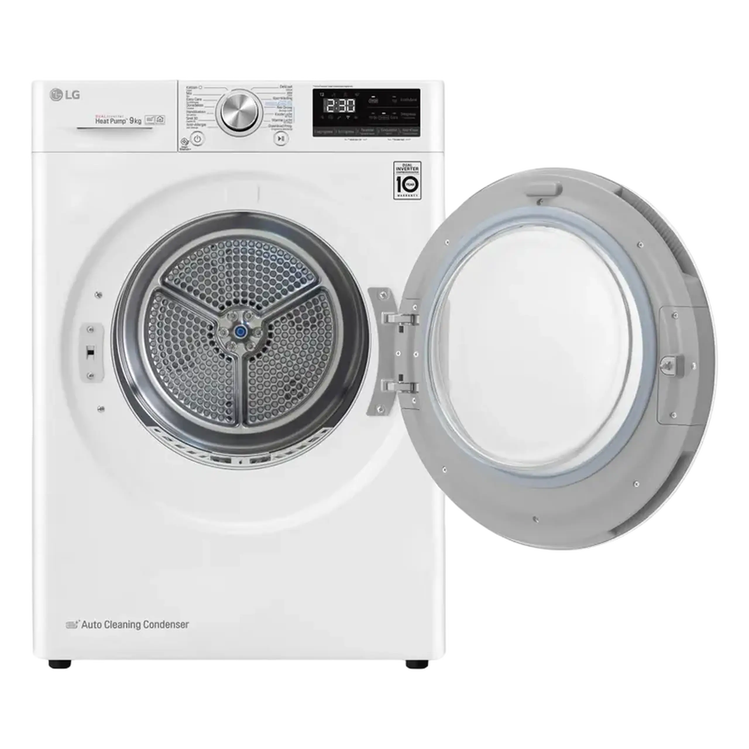 Uscător de rufe LG RH80V9AV3N, 8kg, Alb
