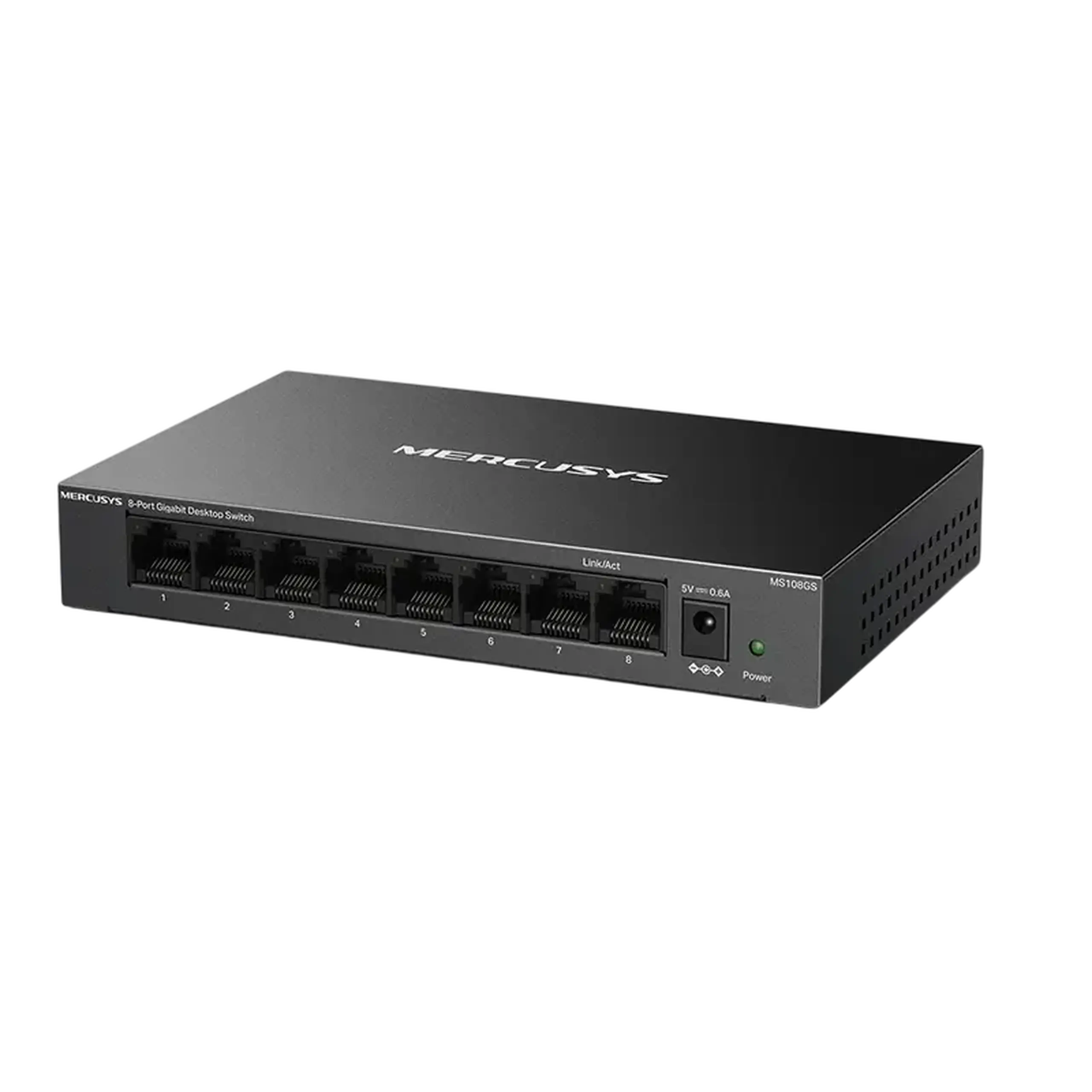 Switch de rețea MERCUSYS MS108GS, 8x 10/100/1000 Mbps