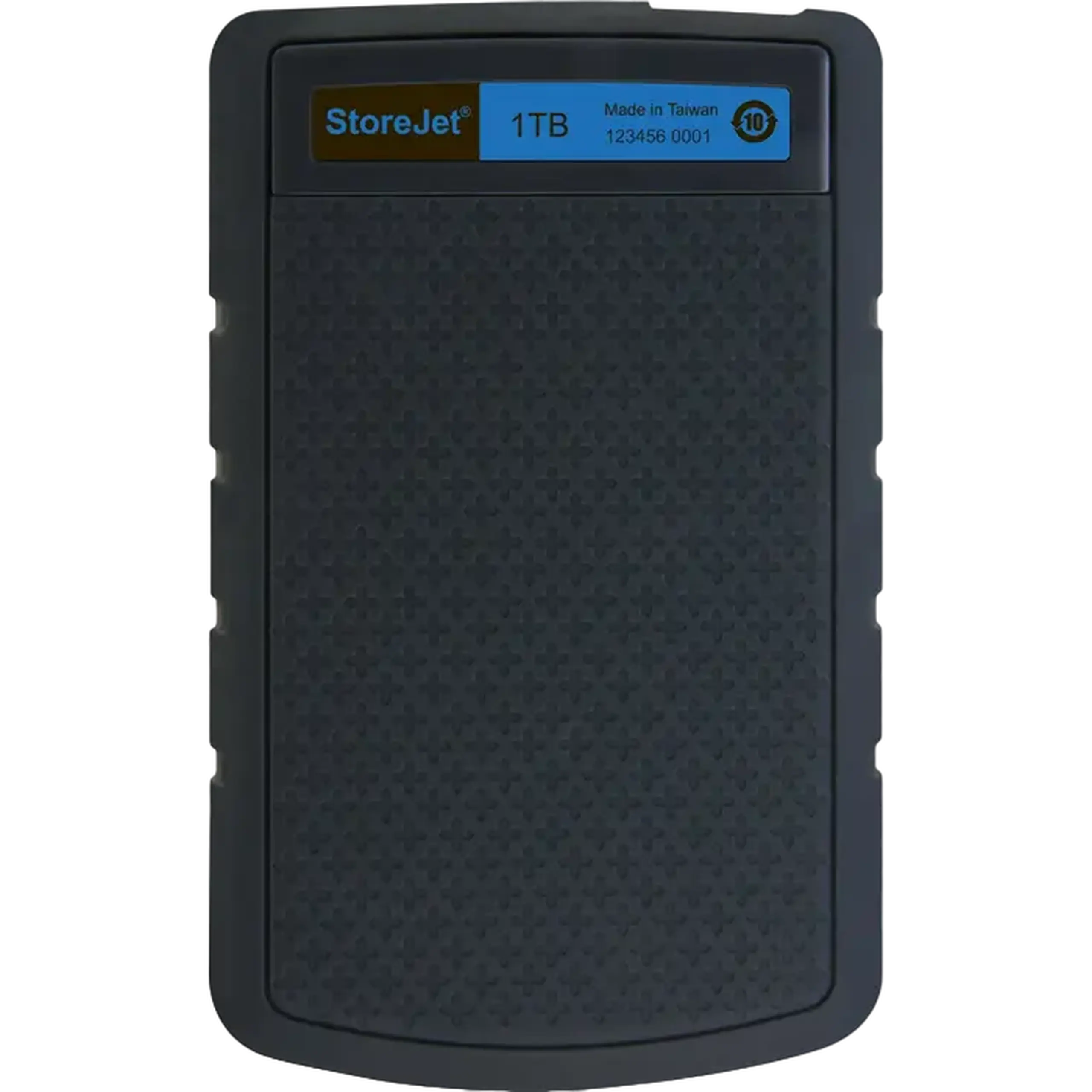 HDD portabil extern Transcend StoreJet 25H3B, 1 TB, Gri/Albastru (TS1TSJ25H3B)
