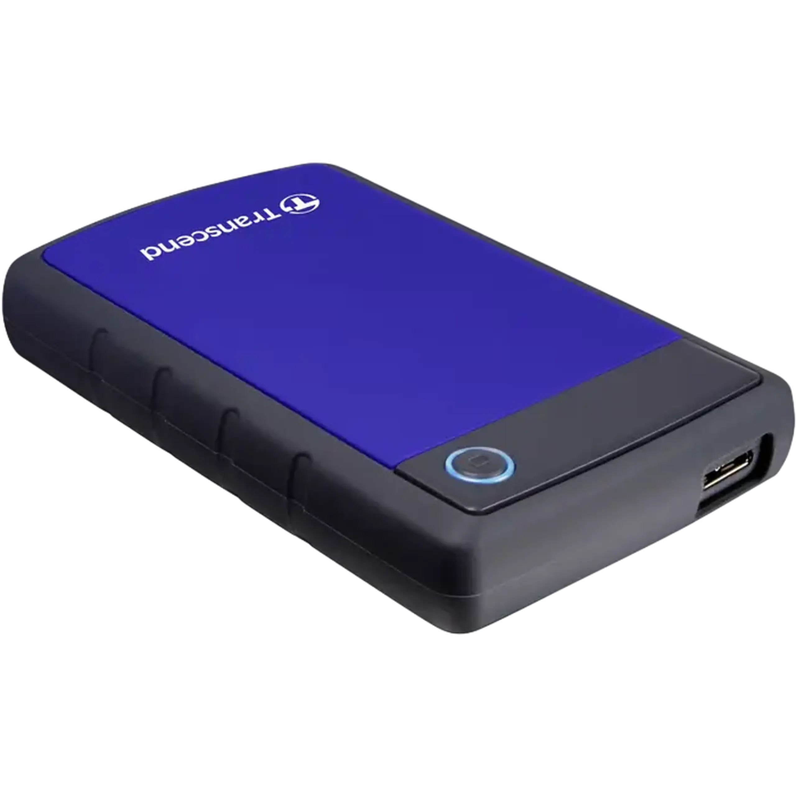 HDD portabil extern Transcend StoreJet 25H3B, 1 TB, Gri/Albastru (TS1TSJ25H3B)