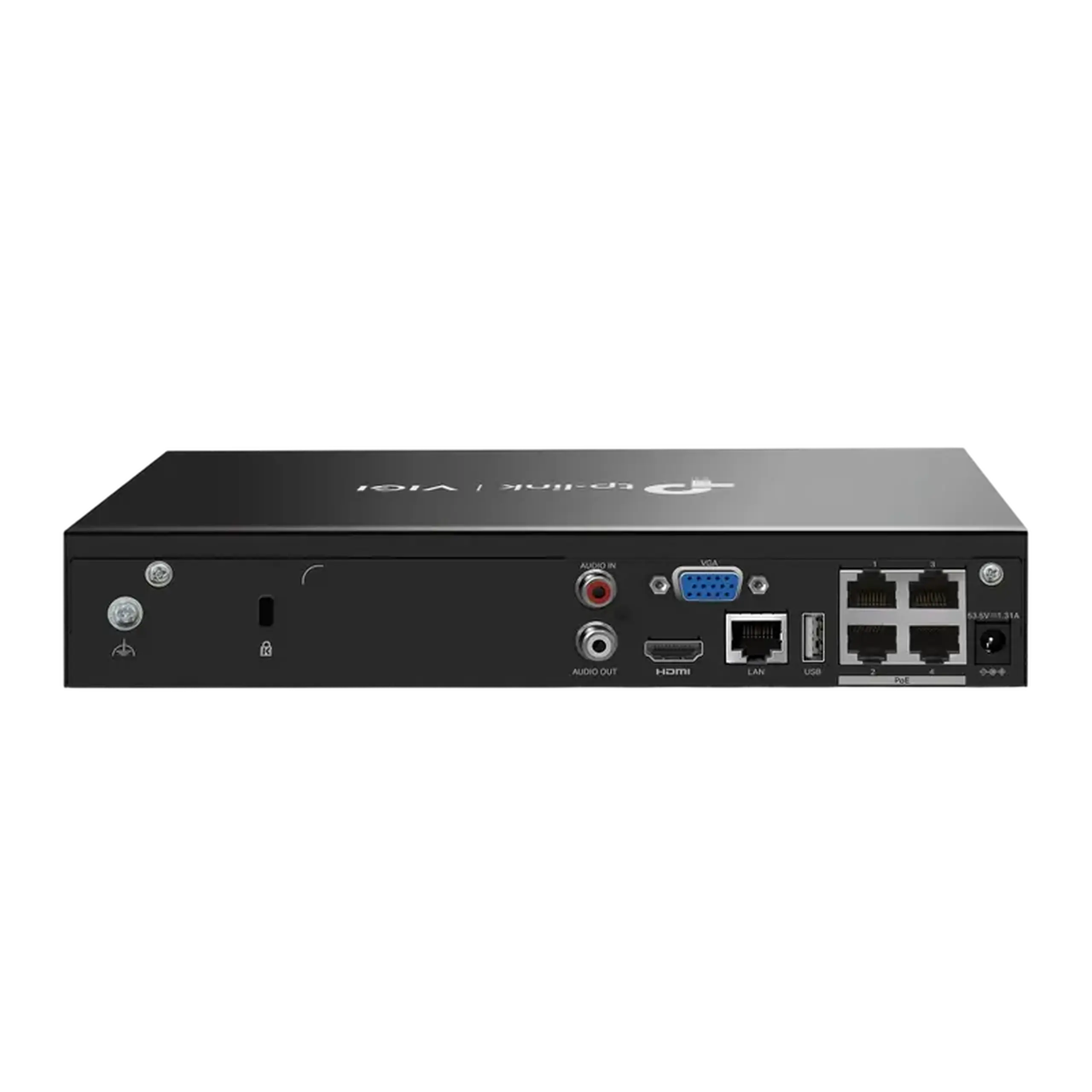 Înregistrator video TP-LINK VIGI NVR1004H-4P, Negru
