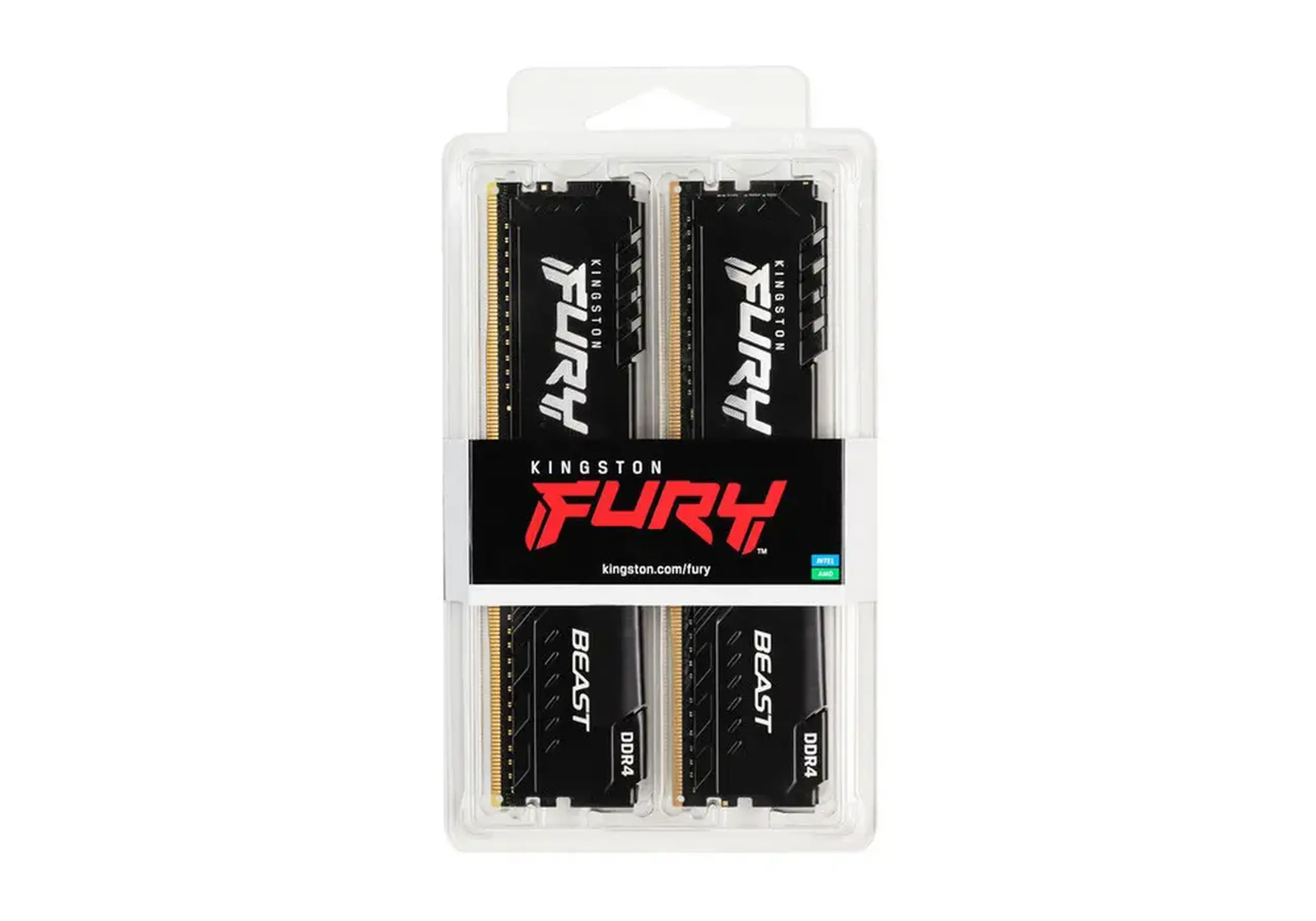 Memorie RAM Kingston FURY Beast, DDR4 SDRAM, 3600 MHz, 32GB, KF436C18BBK2/32