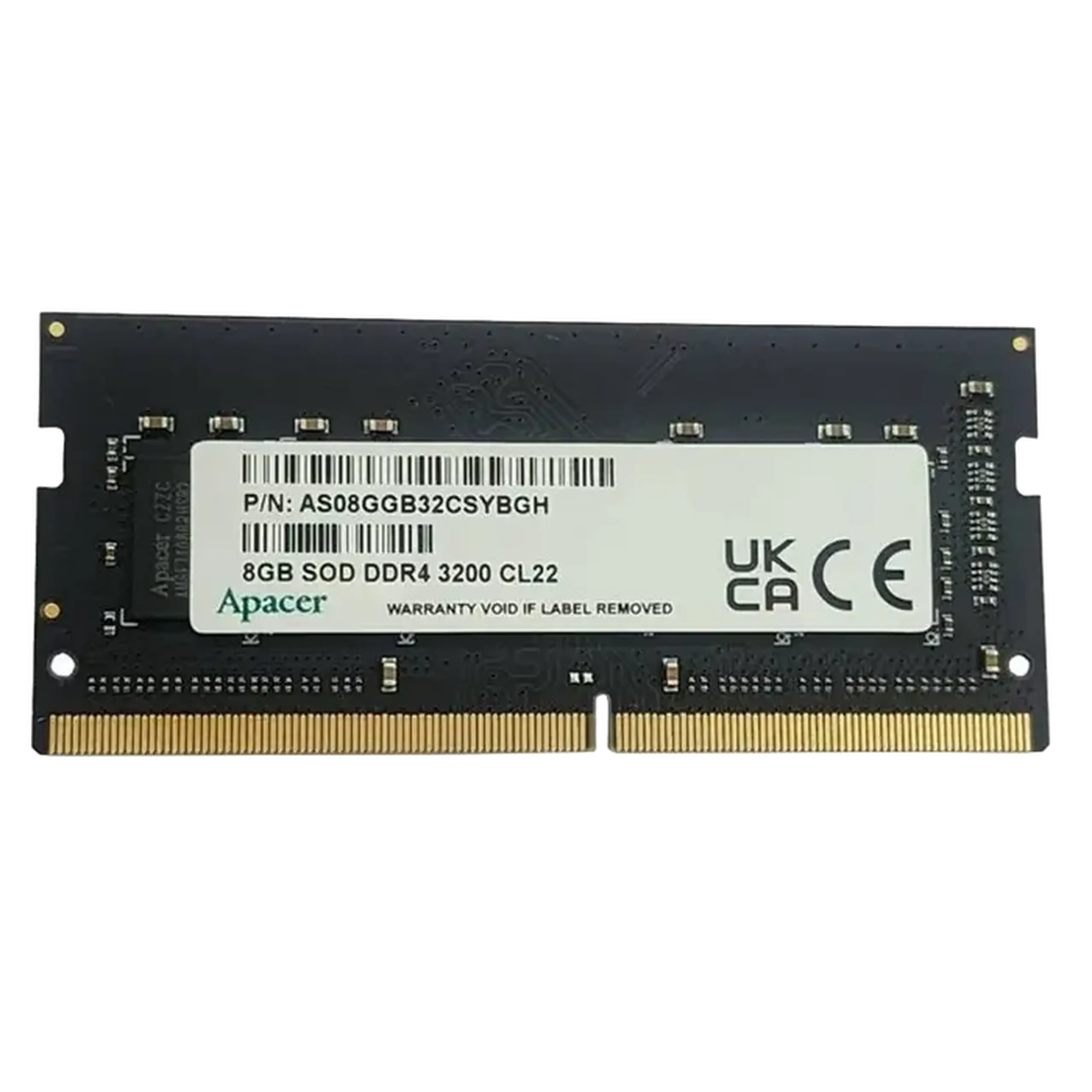 Memorie RAM Apacer AS08GGB32CSYBGH, DDR4 SDRAM, 3200 MHz, 8GB