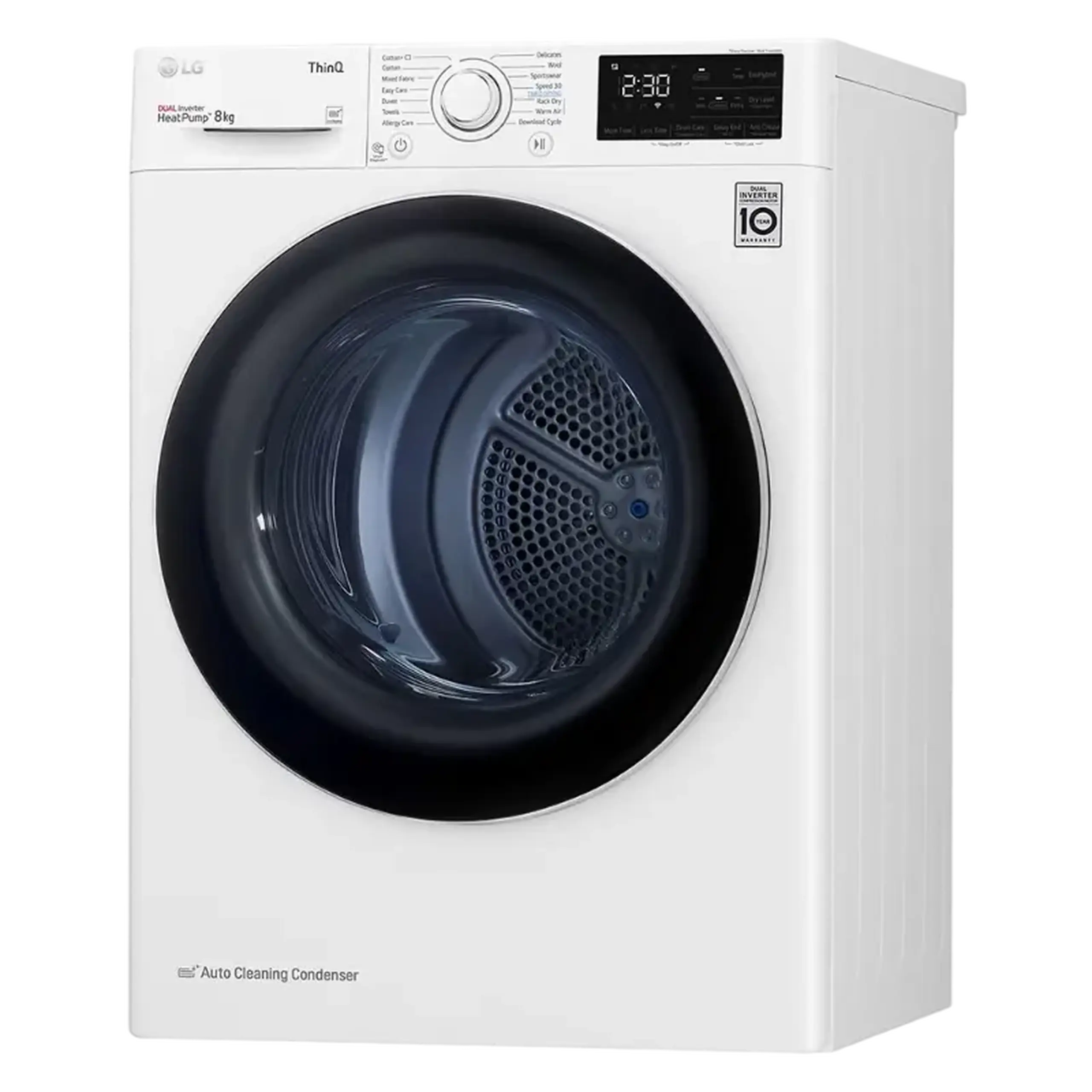 Uscător de rufe LG RH80V3AV6N, 8kg, Alb