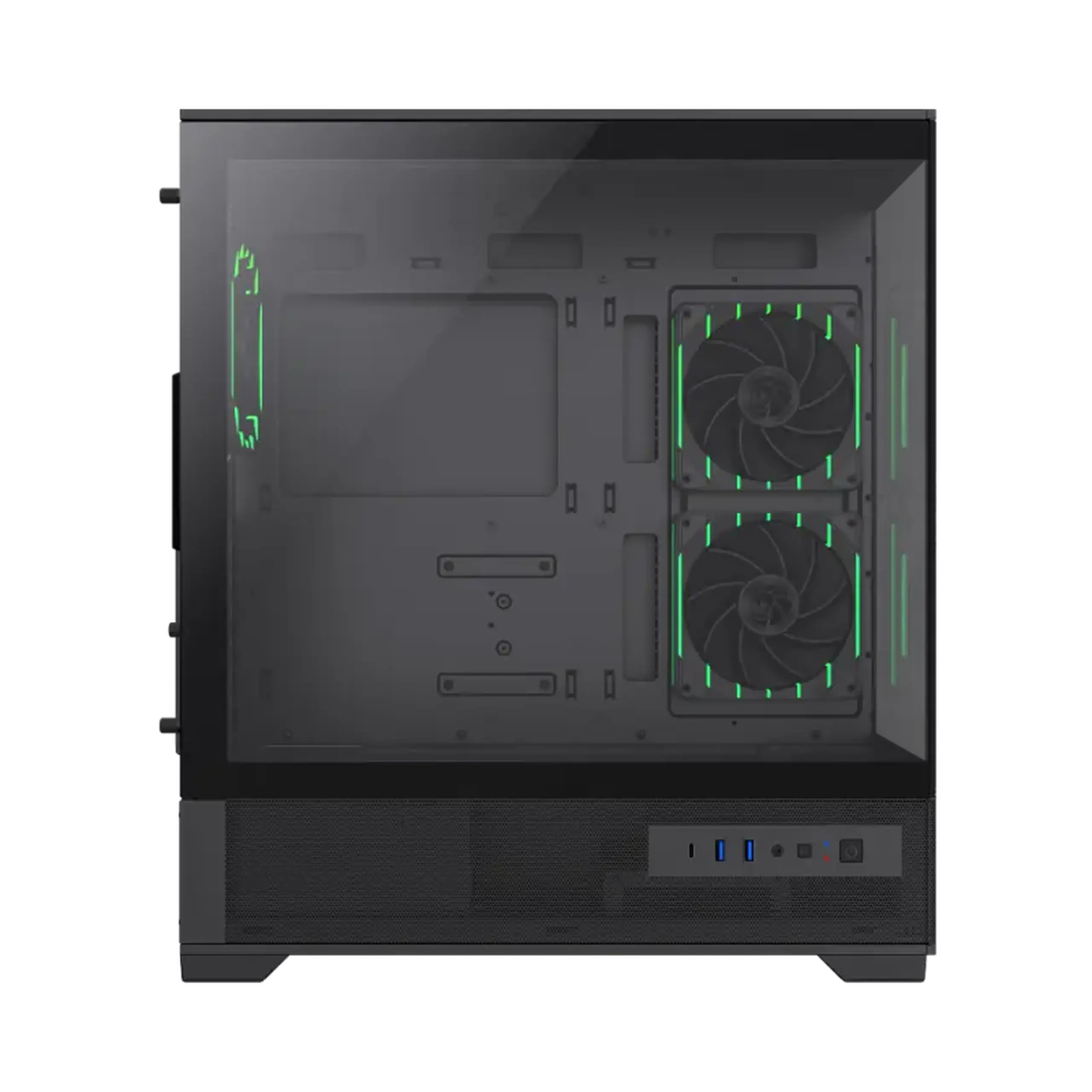Carcasă PC Gamemax VISTA 2 AB, Midi-Tower, Fără PSU, Negru