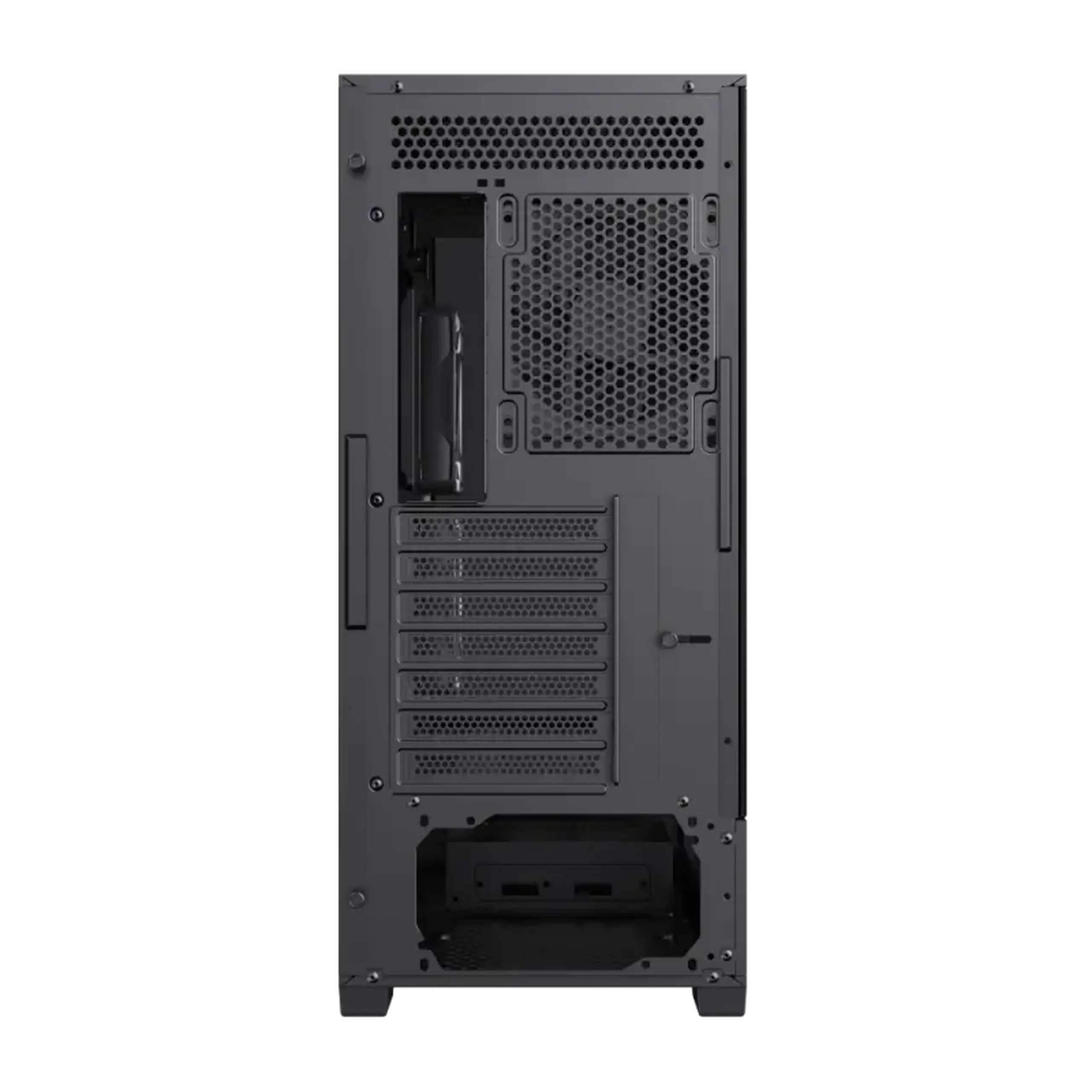 Carcasă PC Gamemax VISTA 2 AB, Midi-Tower, Fără PSU, Negru