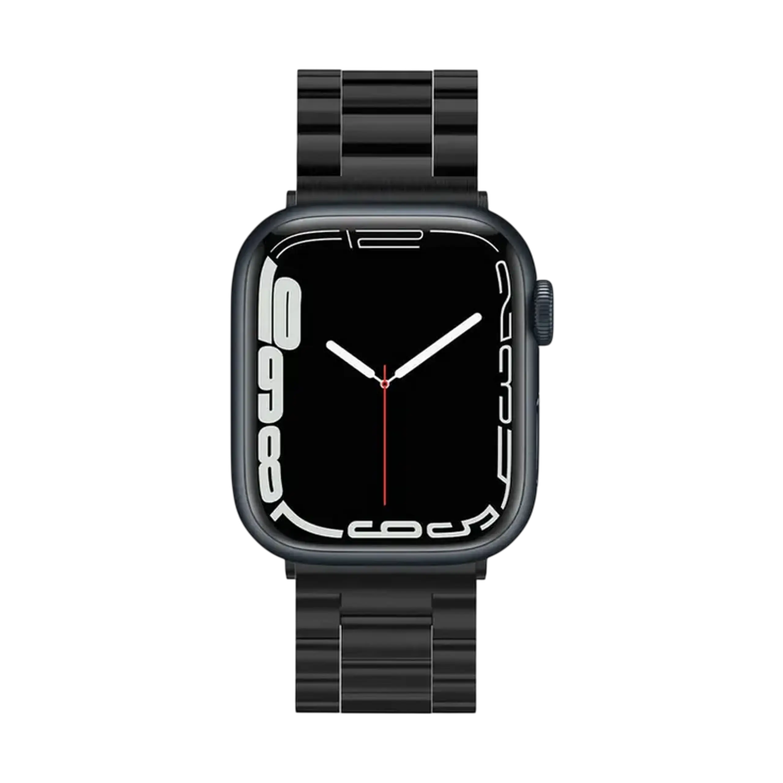 Curea pentru ceas Spigen Modern Fit, Oţel inoxidabil, Negru