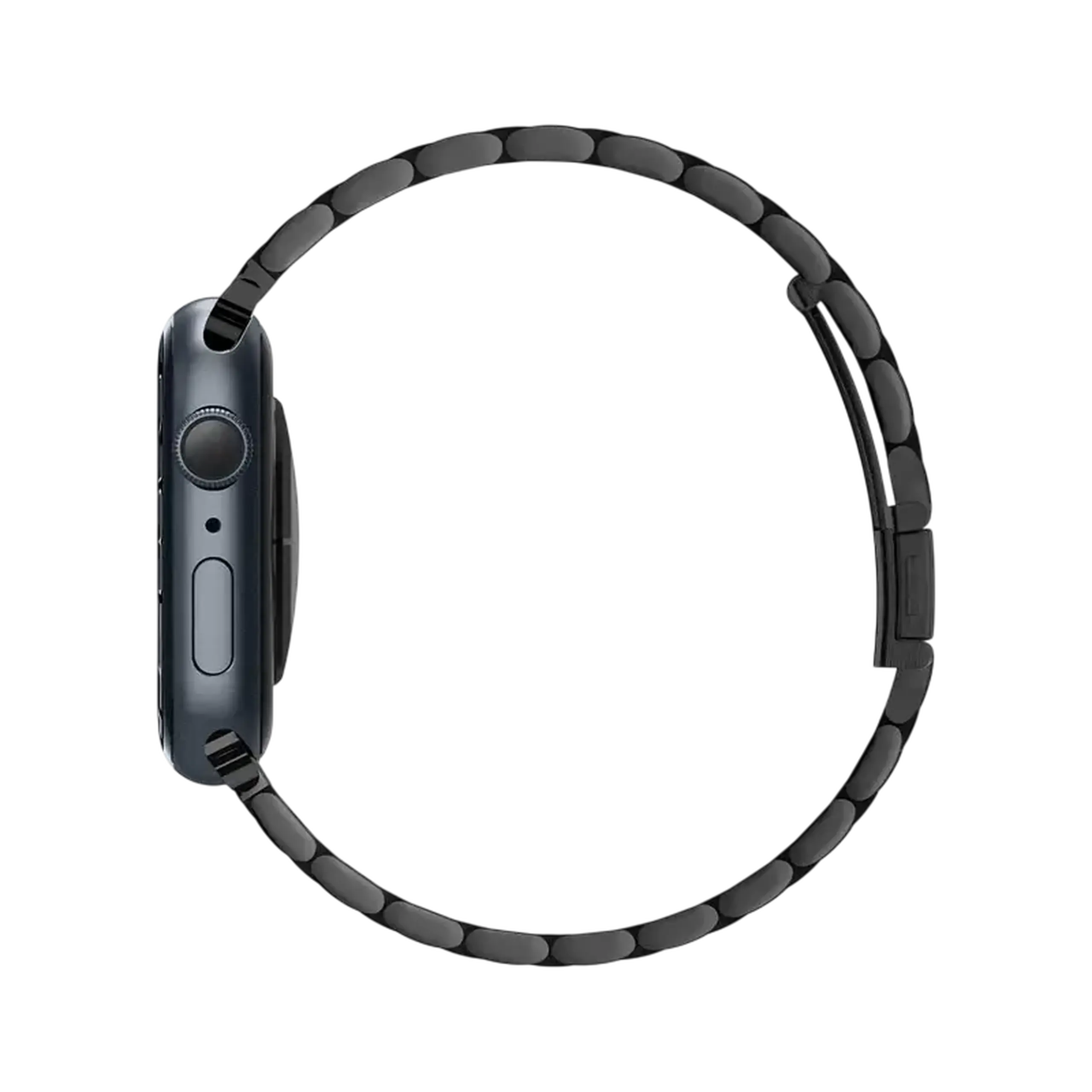 Curea pentru ceas Spigen Modern Fit, Oţel inoxidabil, Negru
