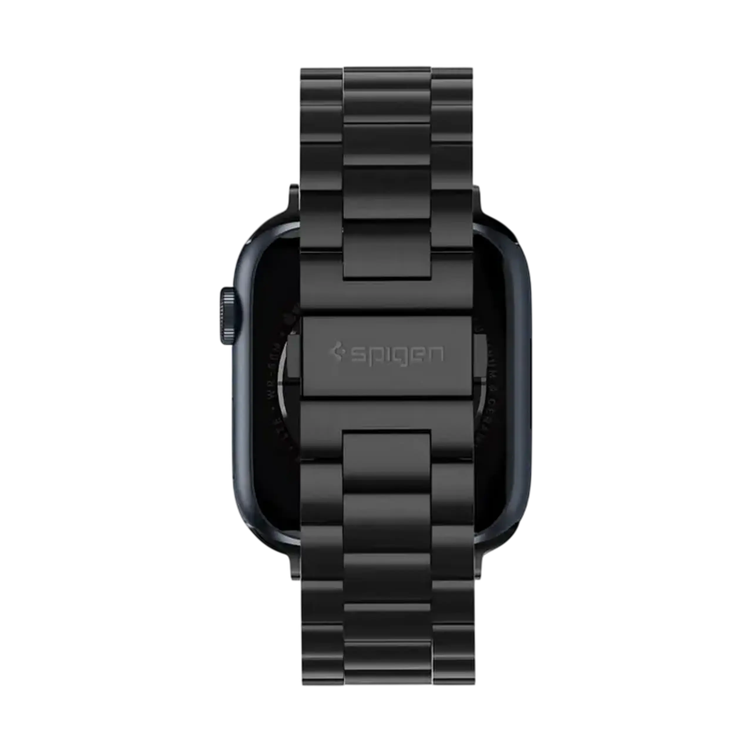 Curea pentru ceas Spigen Modern Fit, Oţel inoxidabil, Negru