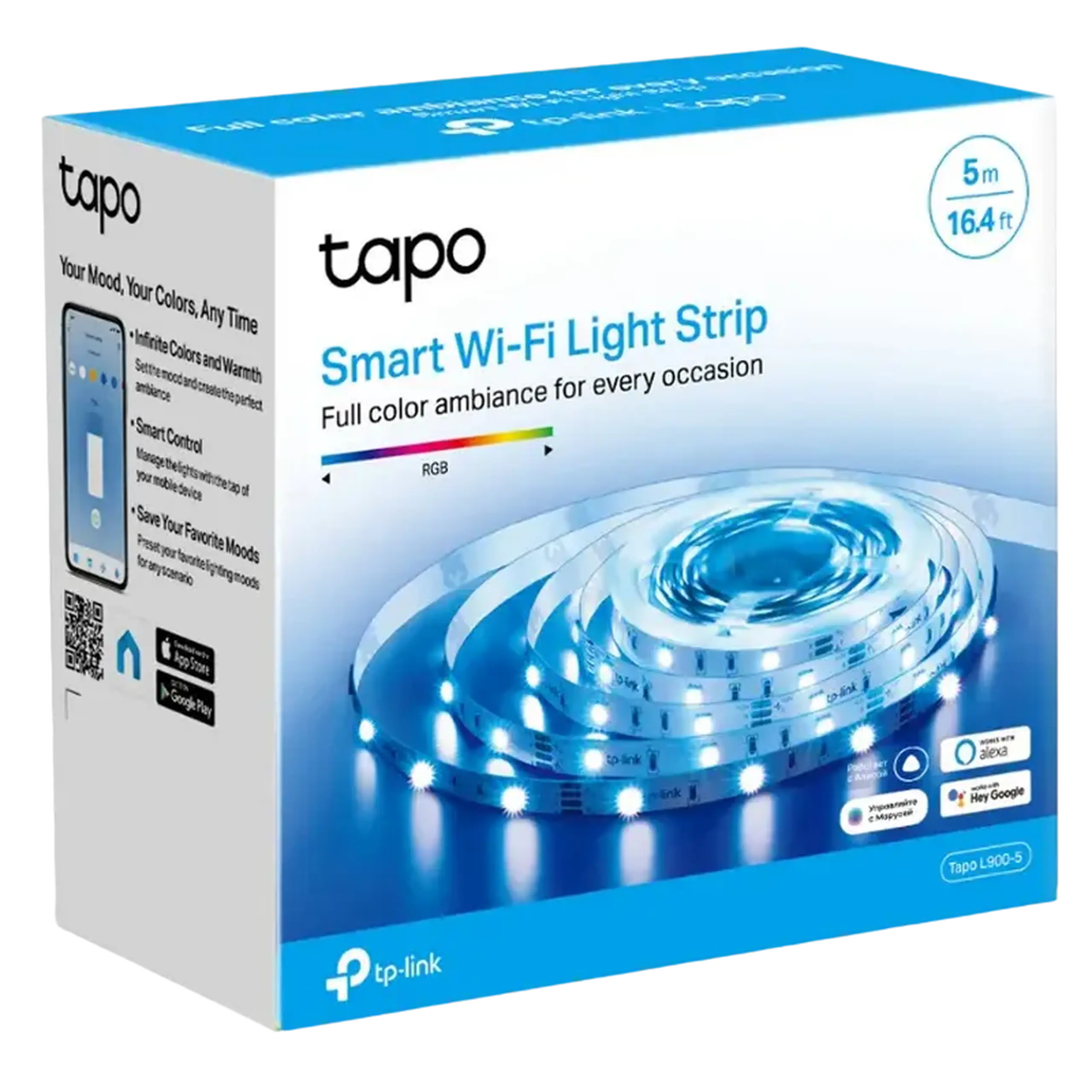 Bandă cu LED-uri TP-LINK Tapo L900-5, Multicolor