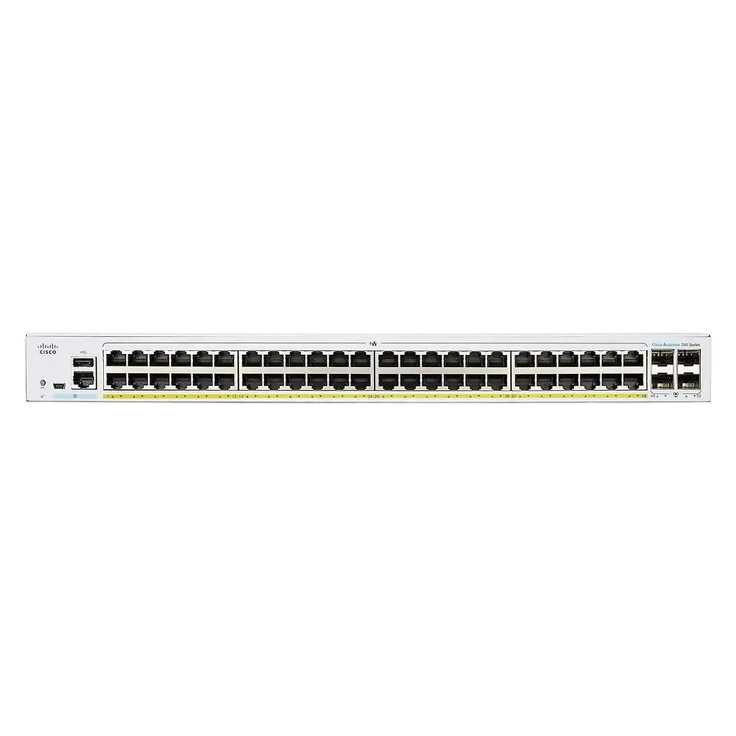Switch de rețea Cisco CBS350-48P-4X, 48x 10/100/1000 Mbps, 4x SFP+