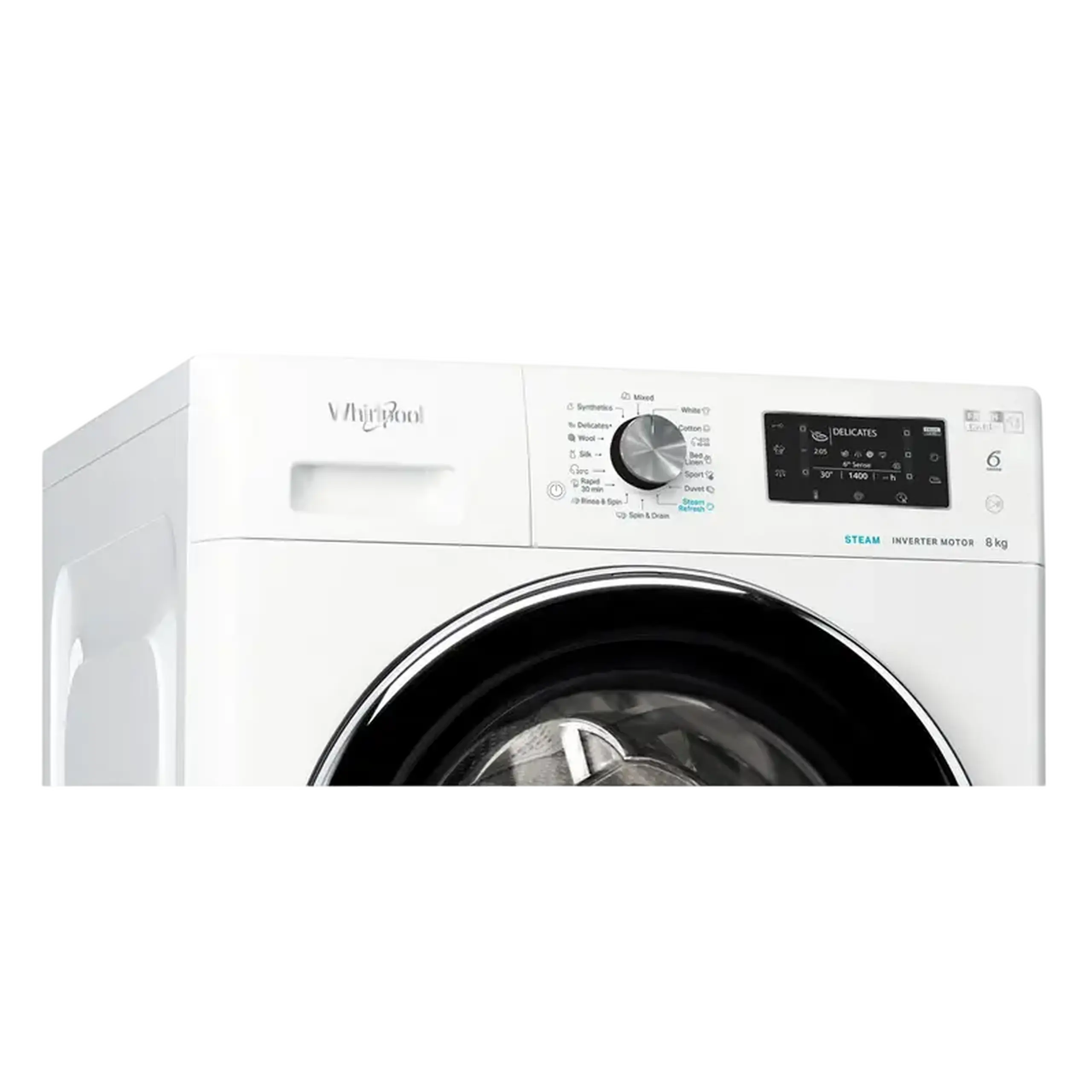 Mașină de spălat Whirlpool FFD 8489 BCV EE, 8kg, Alb