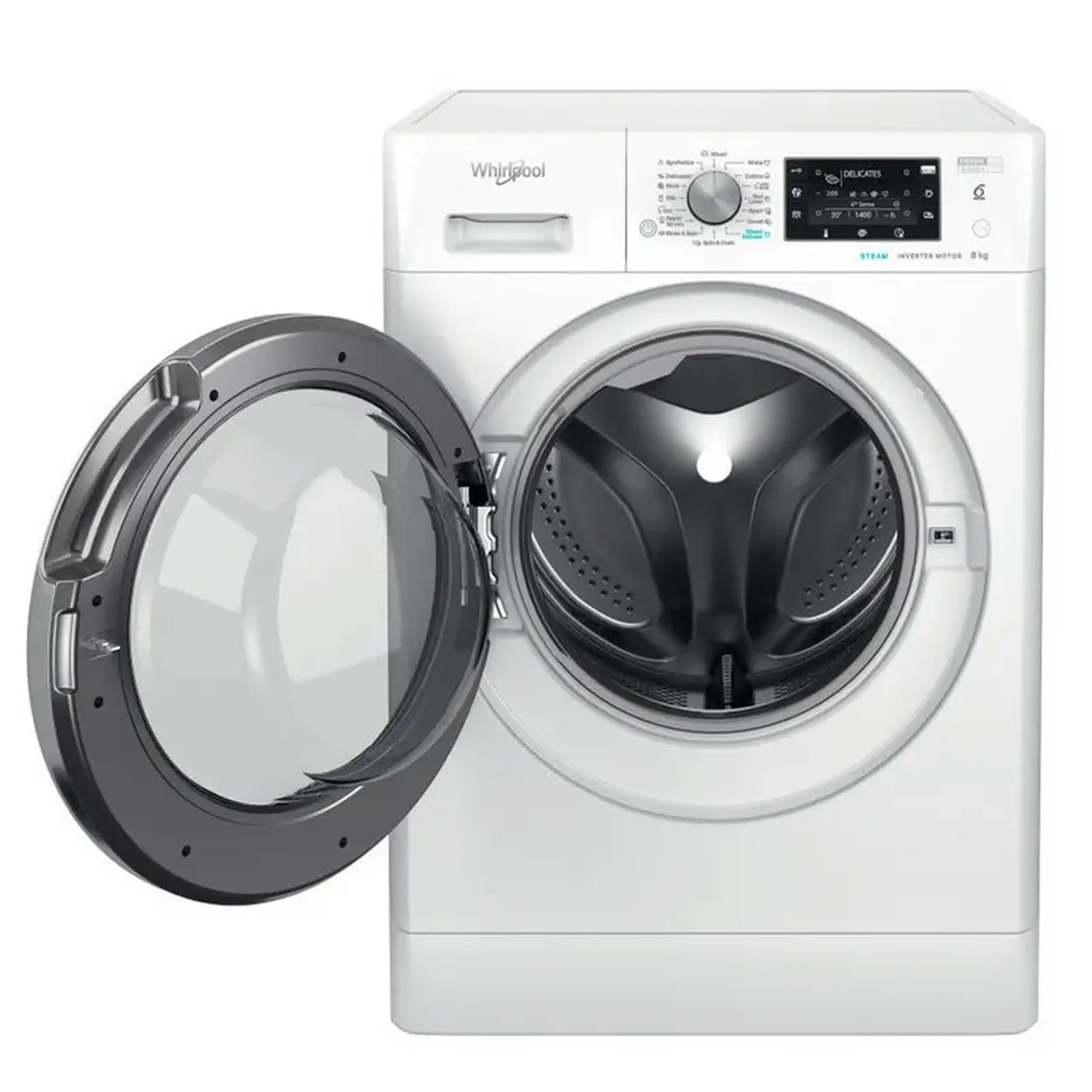 Mașină de spălat Whirlpool FFD 8489 BCV EE, 8kg, Alb