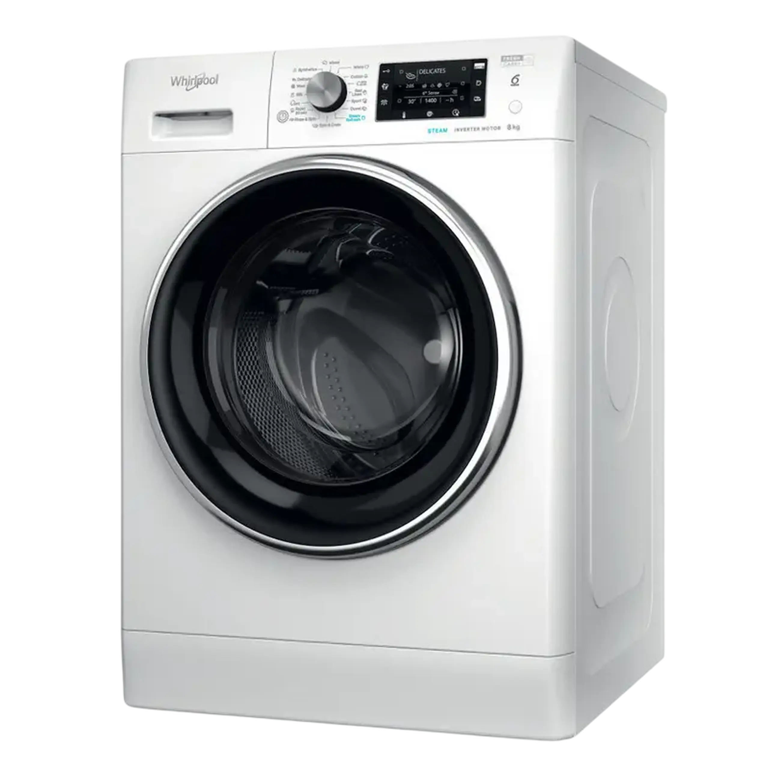 Mașină de spălat Whirlpool FFD 8489 BCV EE, 8kg, Alb