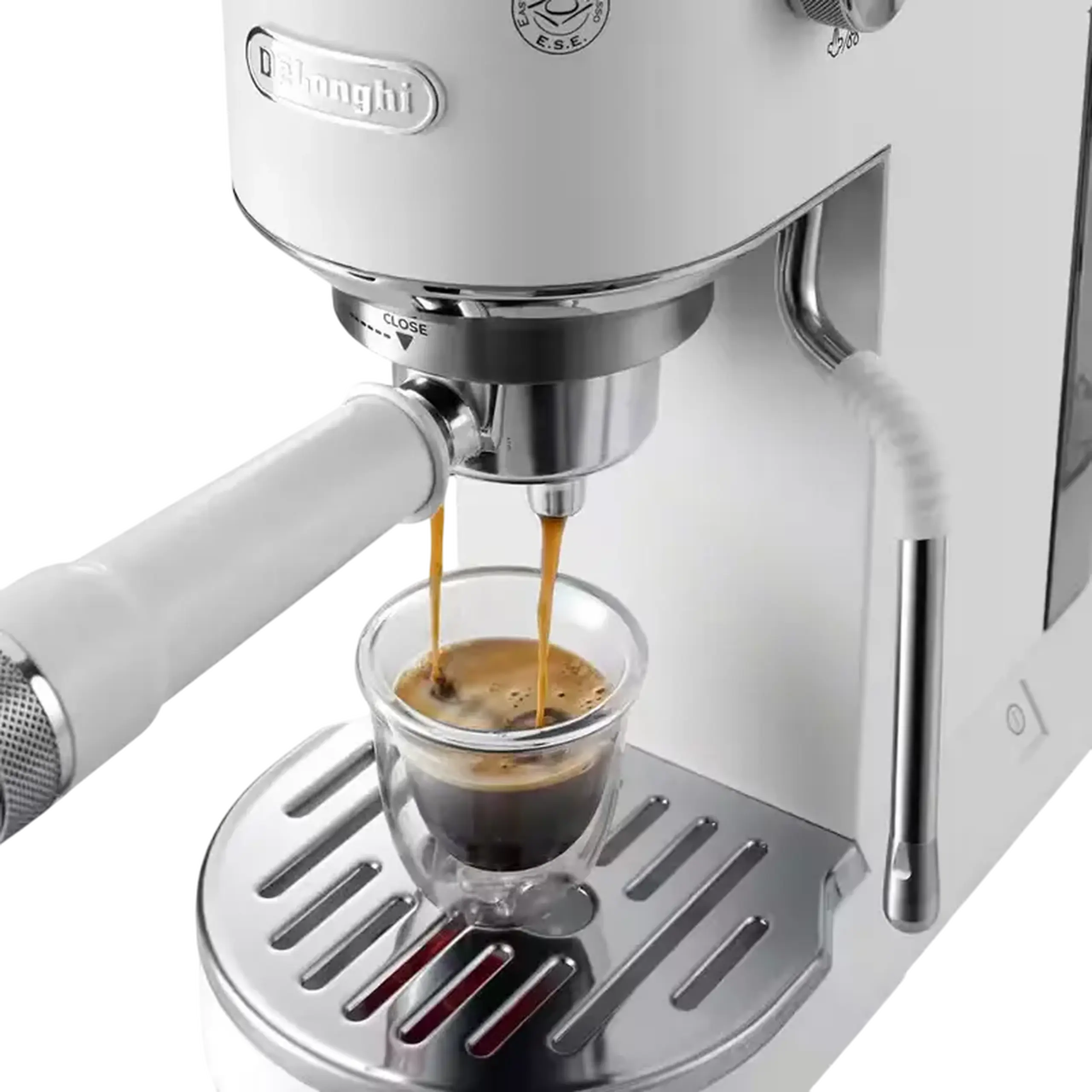 Cafetiera manuala DeLonghi EC890WI, 1450W, Alb