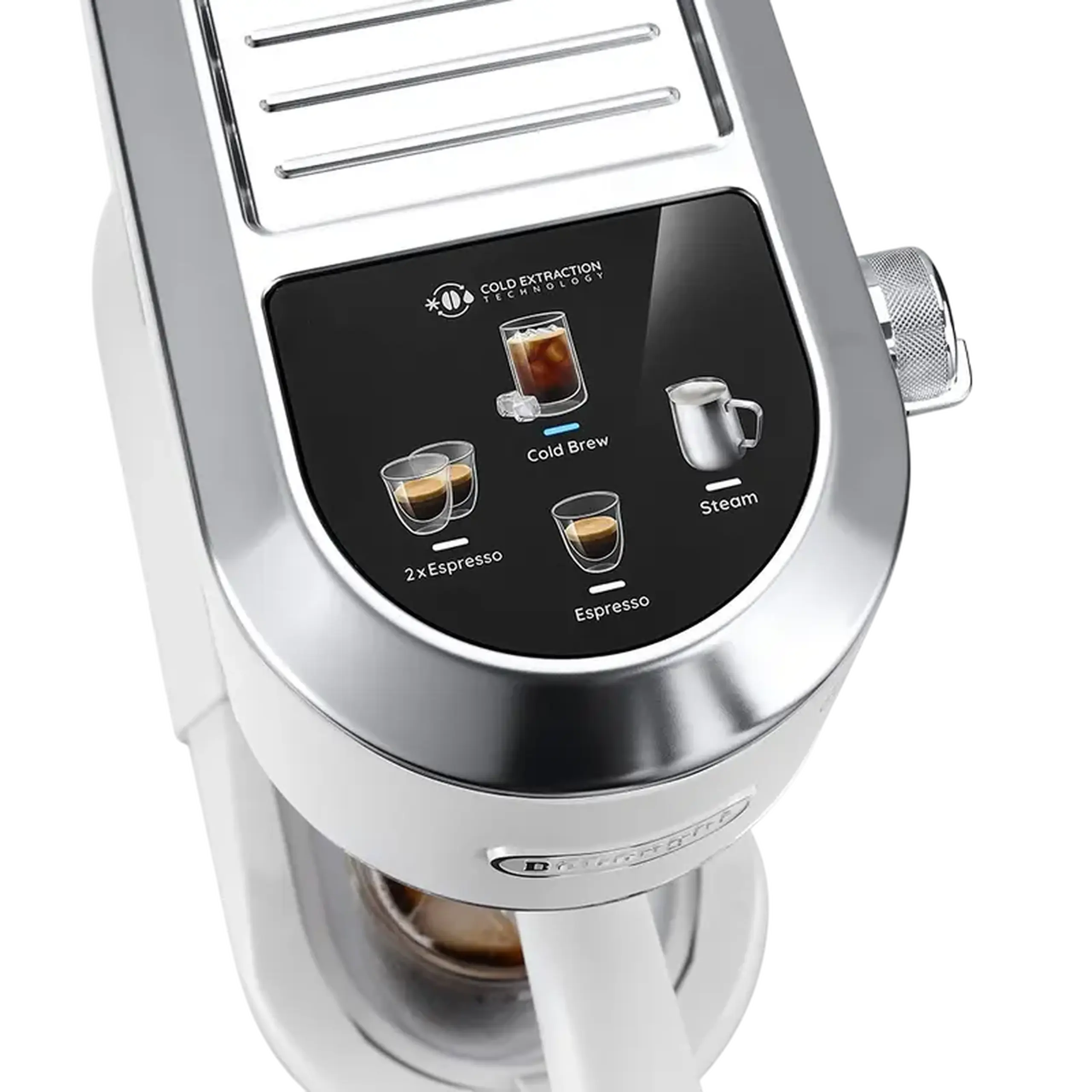 Cafetiera manuala DeLonghi EC890WI, 1450W, Alb