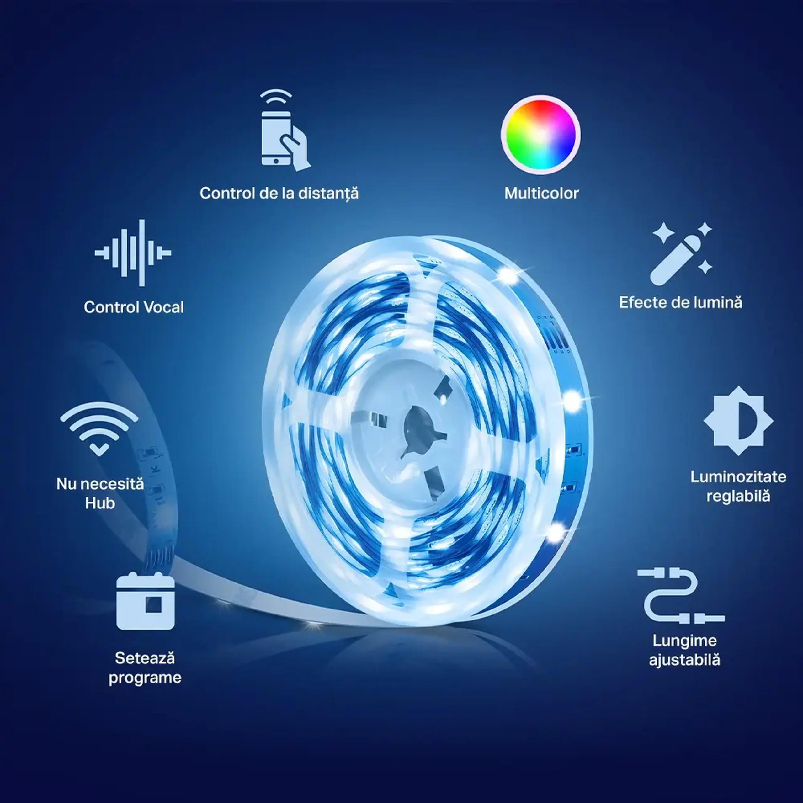 Bandă cu LED-uri TP-LINK Tapo L900-10, Multicolor