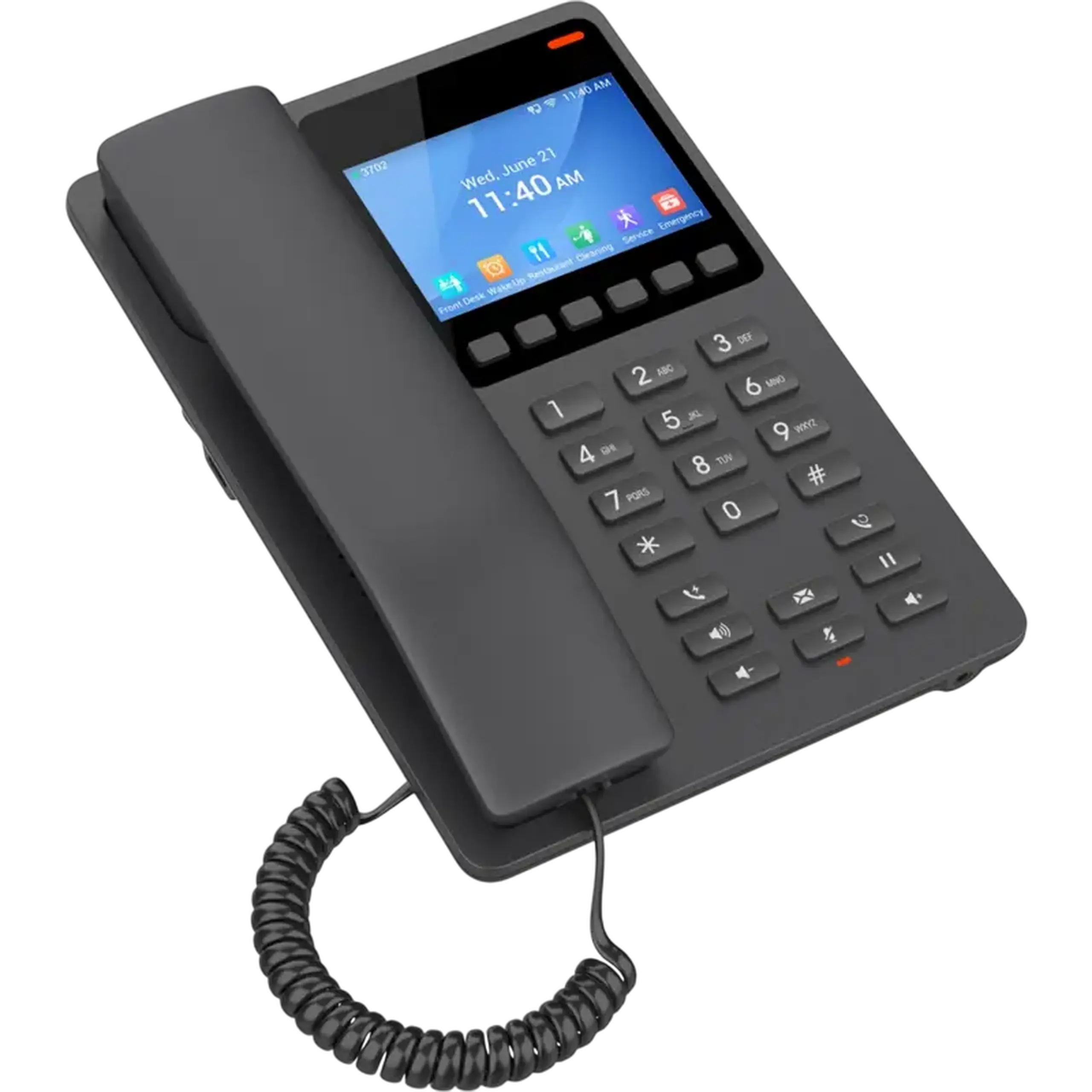 Telefon IP Grandstream GHP631W, Negru